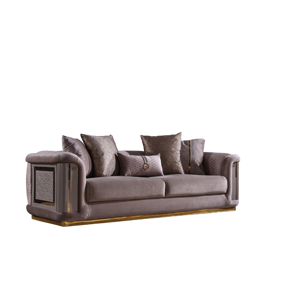 Elegance Stationary Sofa Beige