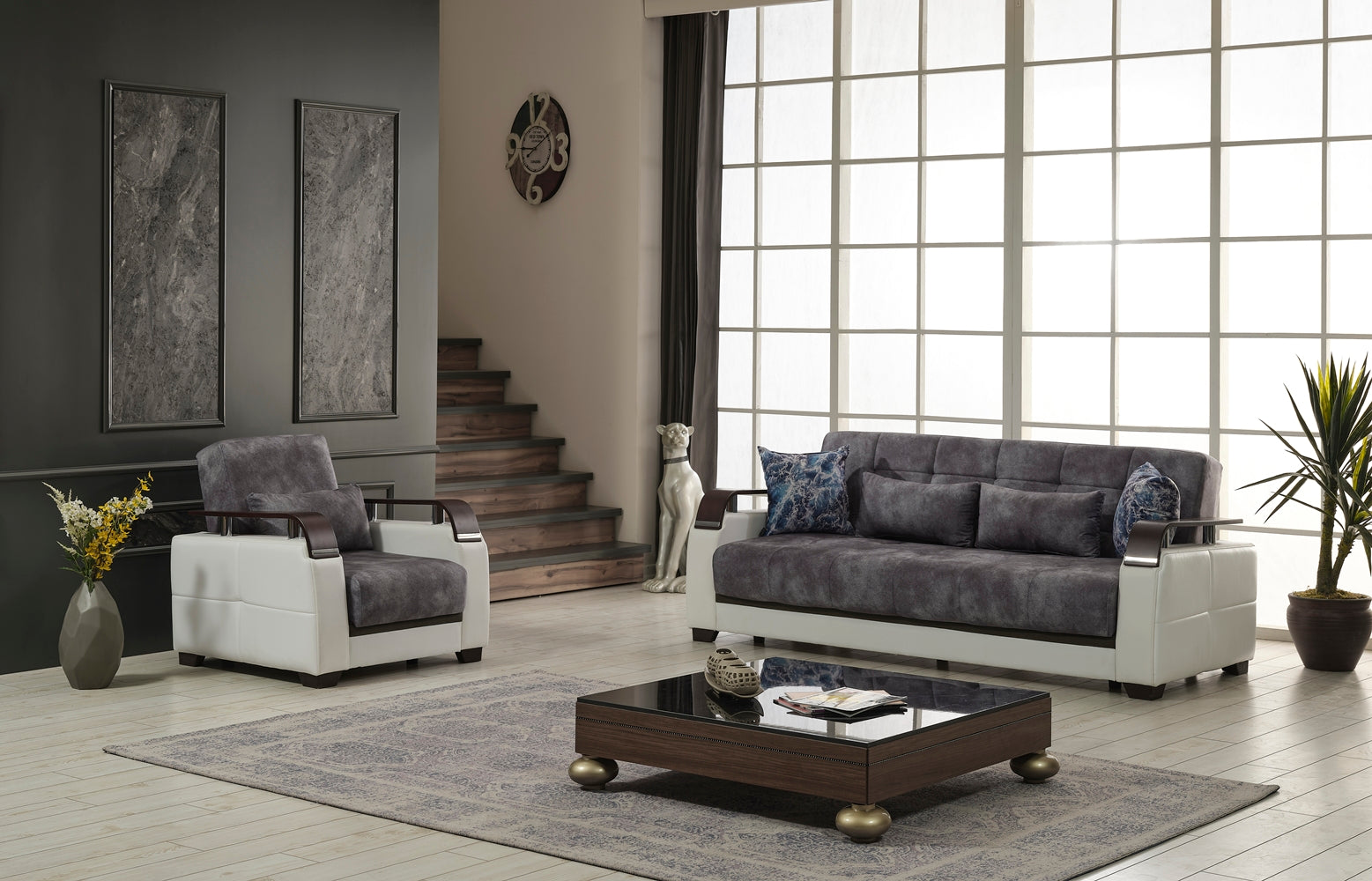 Regina Armchair Light Grey