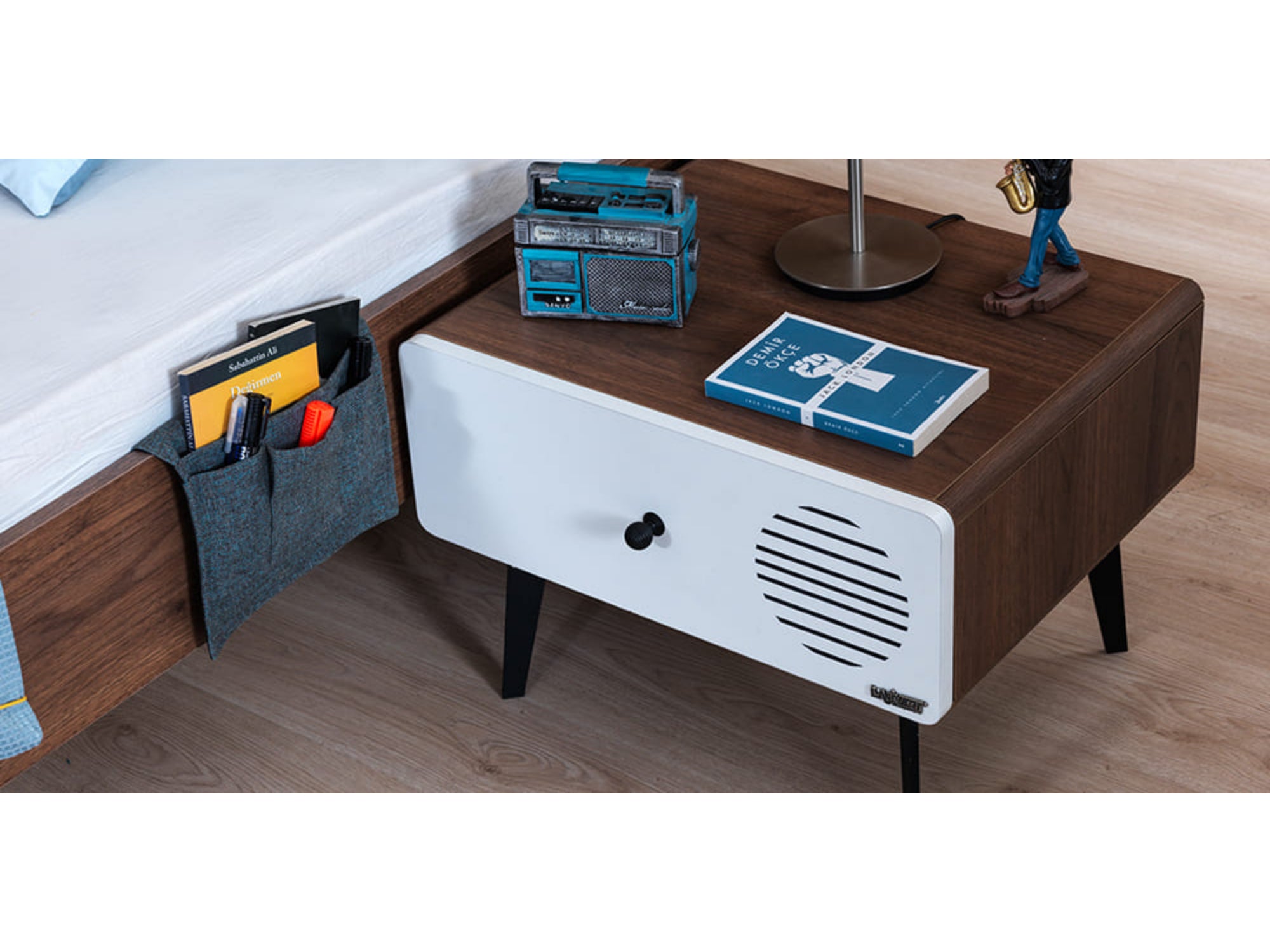 Kampus Kids Room Set (Twin Bed & Nightstand)