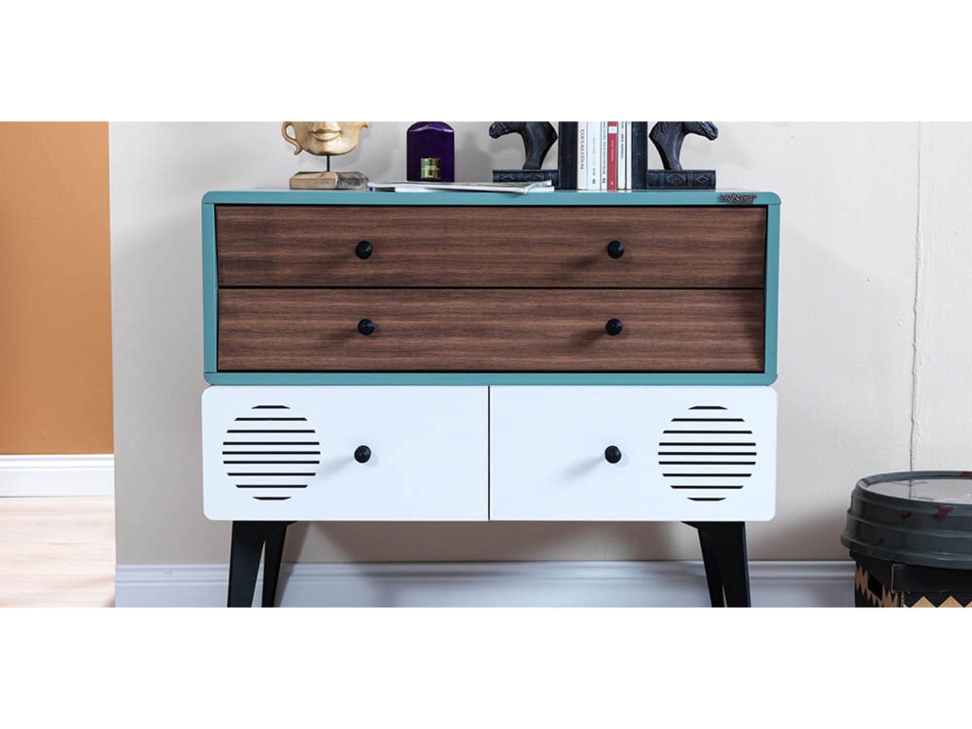 Kampus Kids Room Set (Twin Bed & Nightstand)