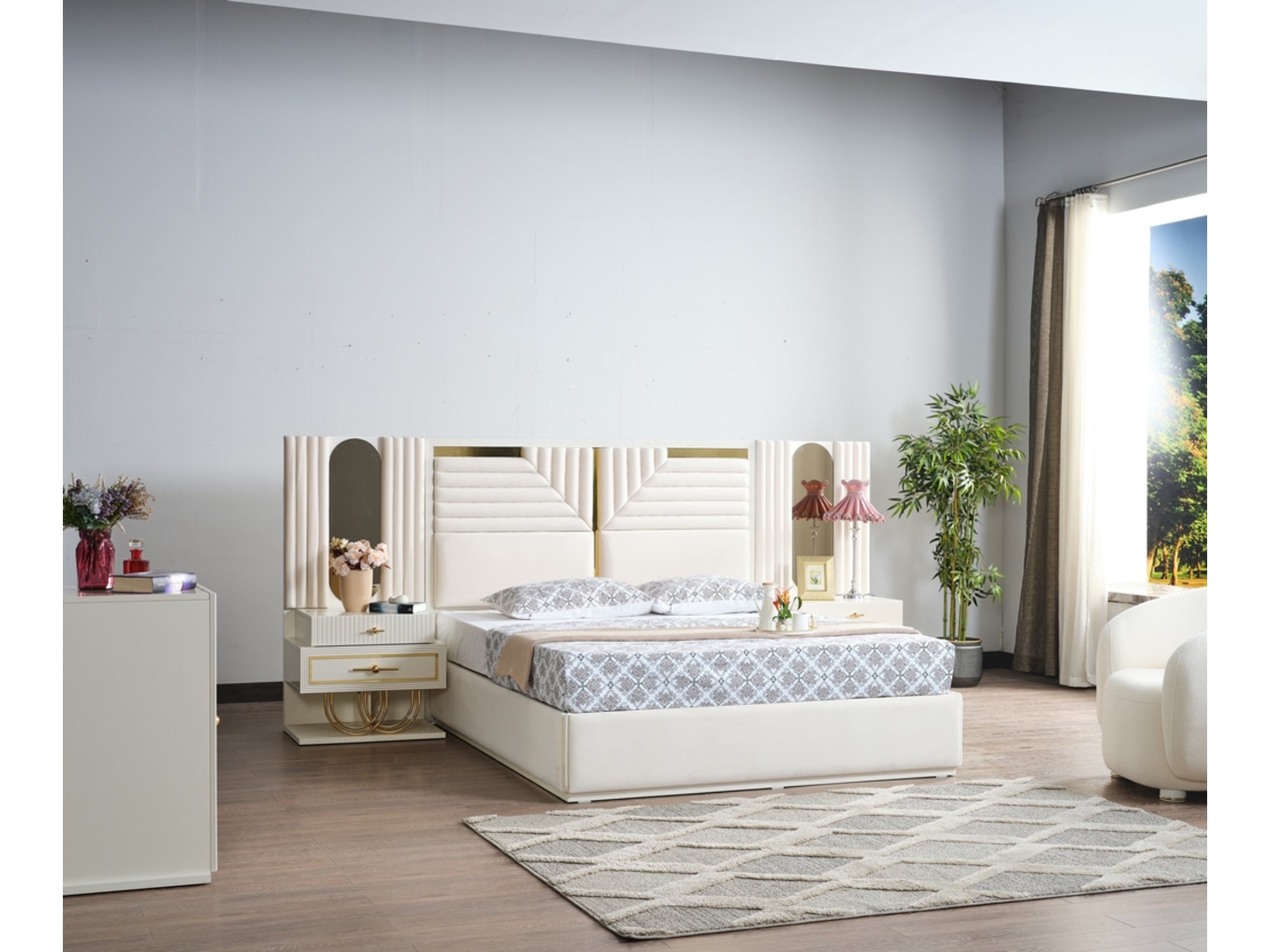 Marsel Storage Bed With Headboard