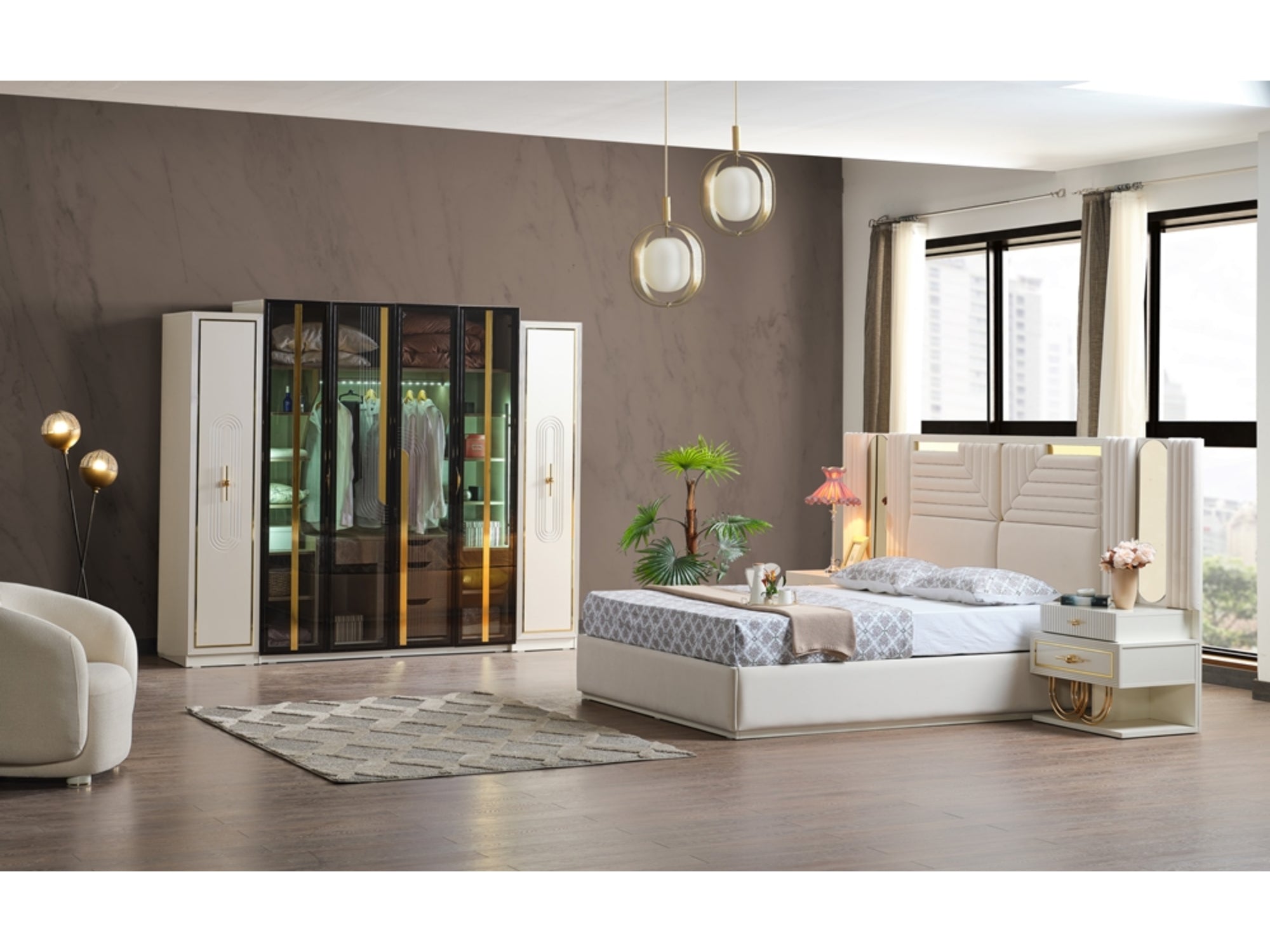 Marsel Storage Bed With Headboard