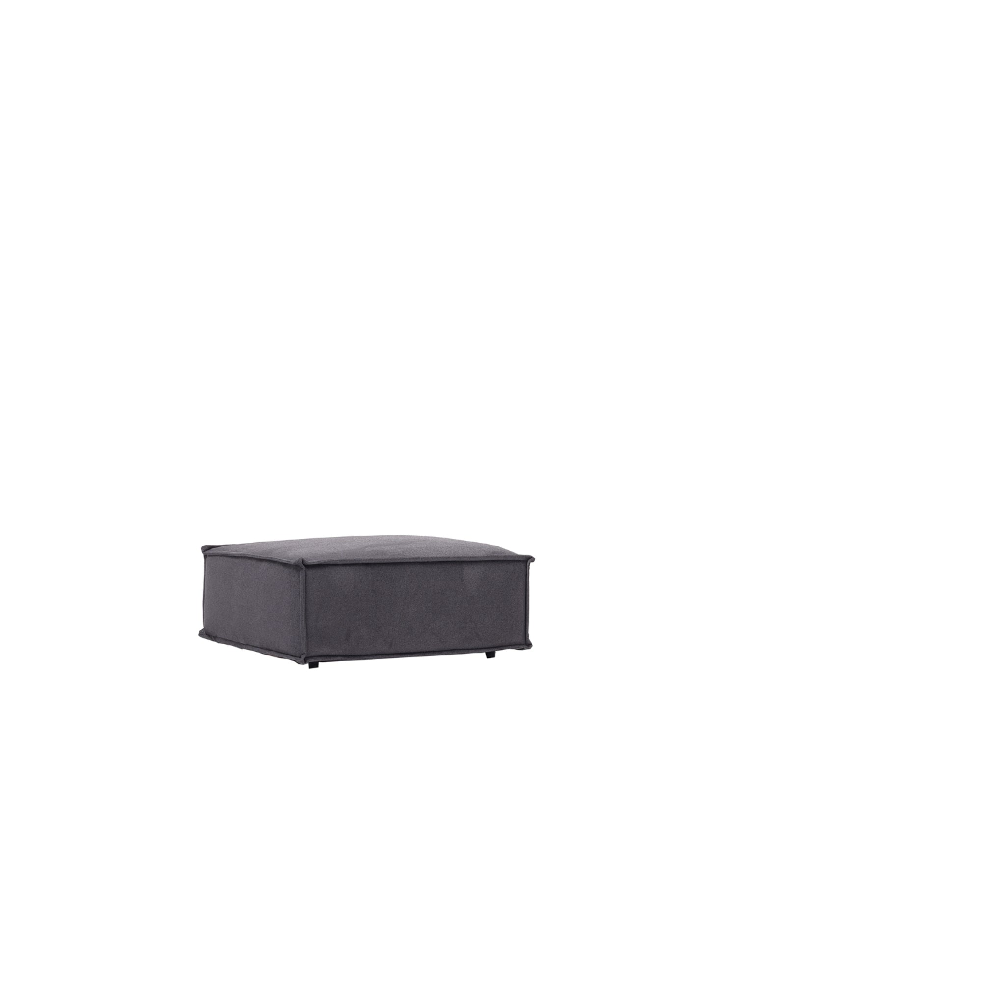 Padova Sectional With Ottoman Grey