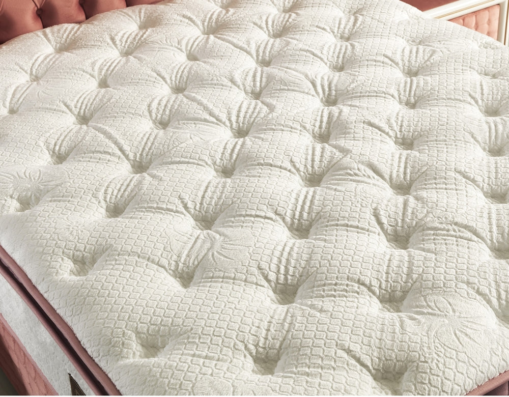 Royal King Storage Bed With Headboard Pink