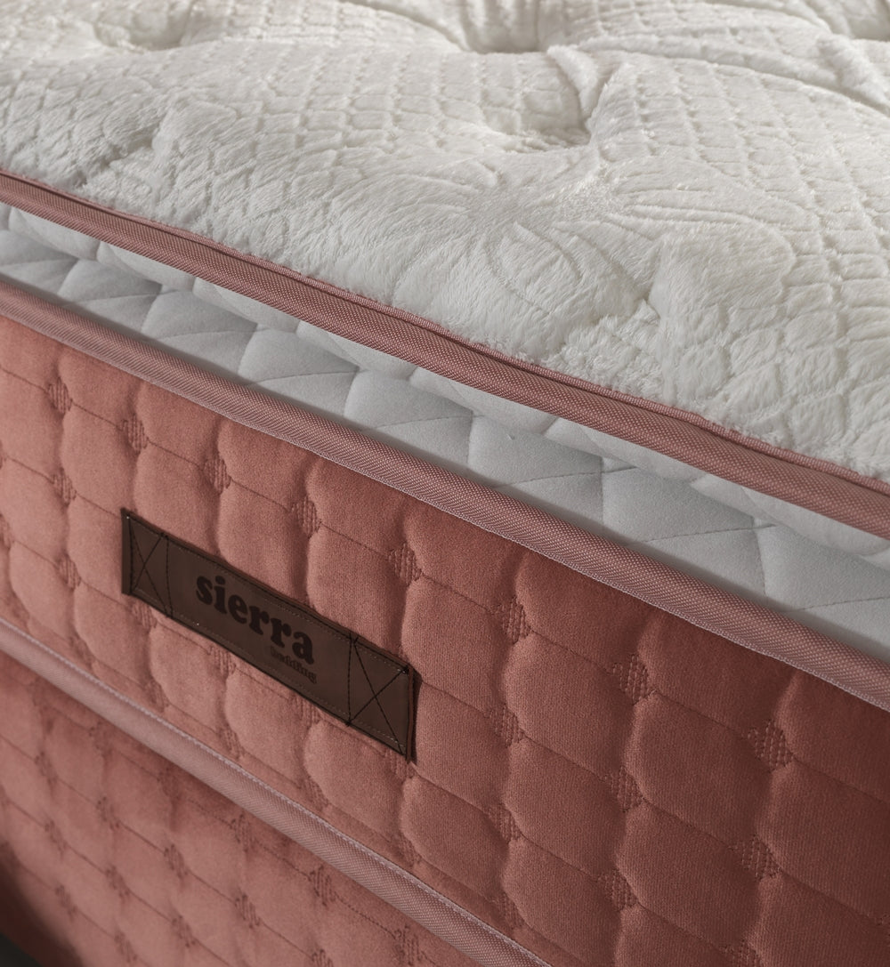 Royal King Storage Bed With Headboard Pink