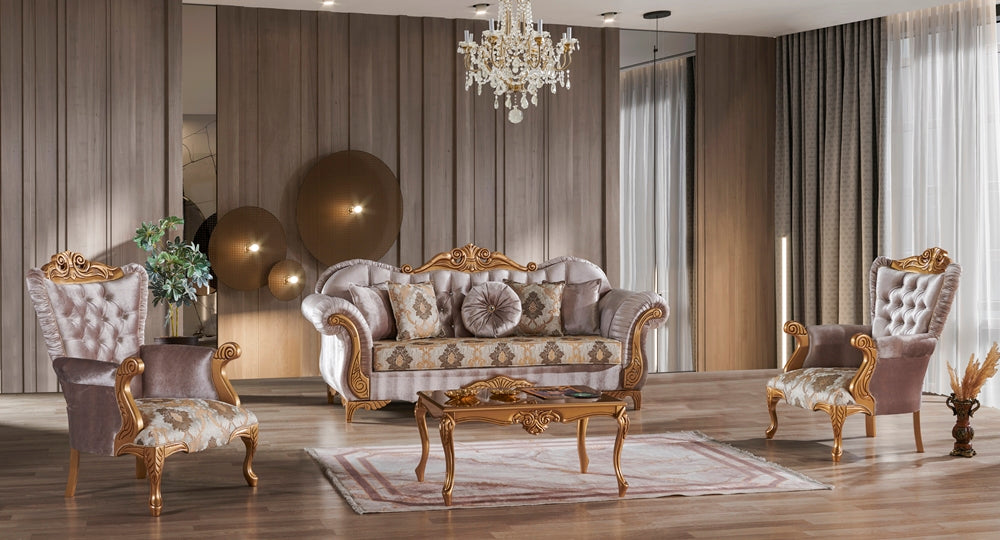 Sultan Traditional Sofa Cream