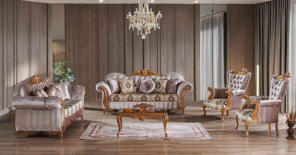 Sultan Traditional Sofa Cream