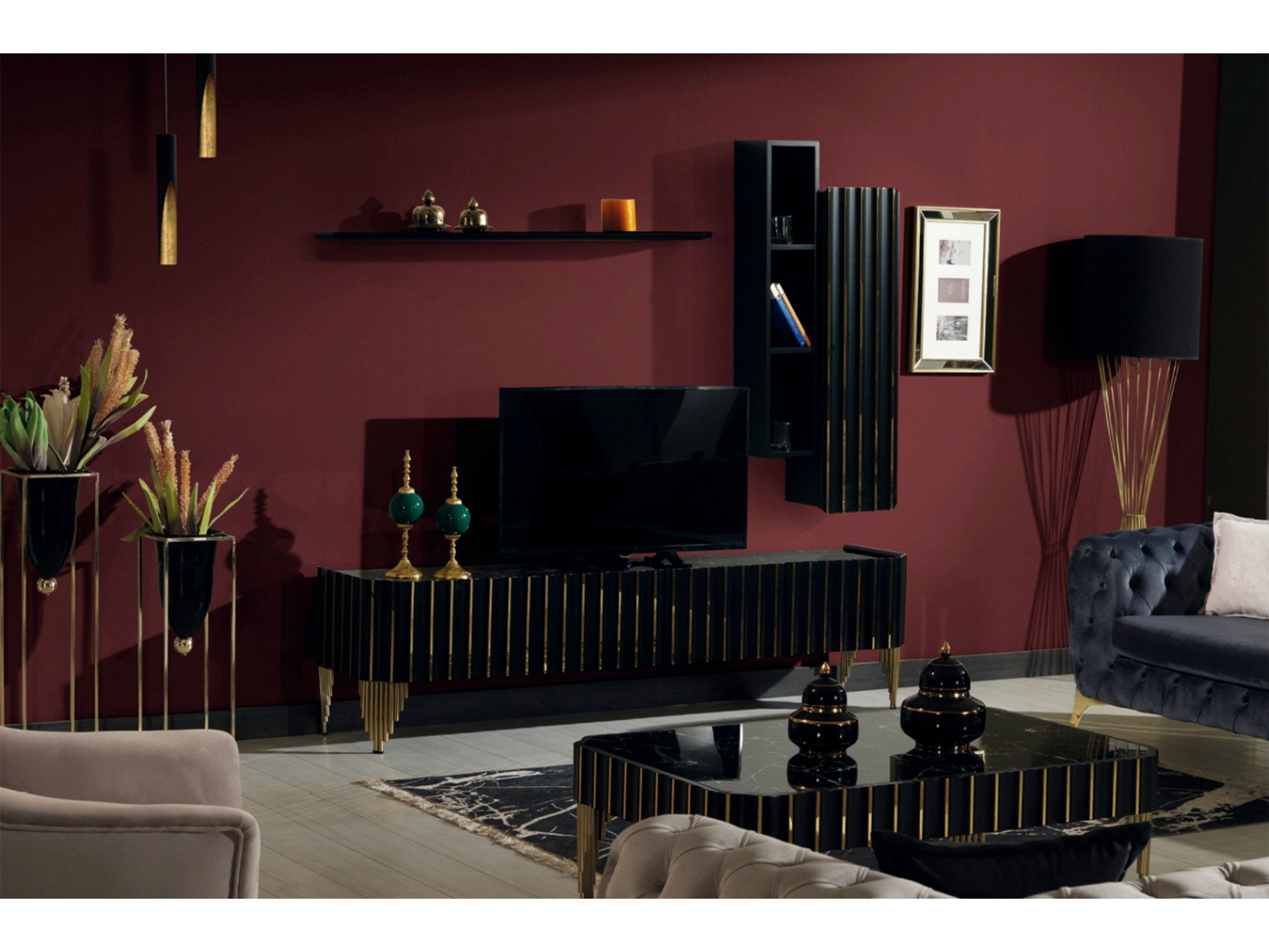 Lotus Diningroom Consol With Mirror