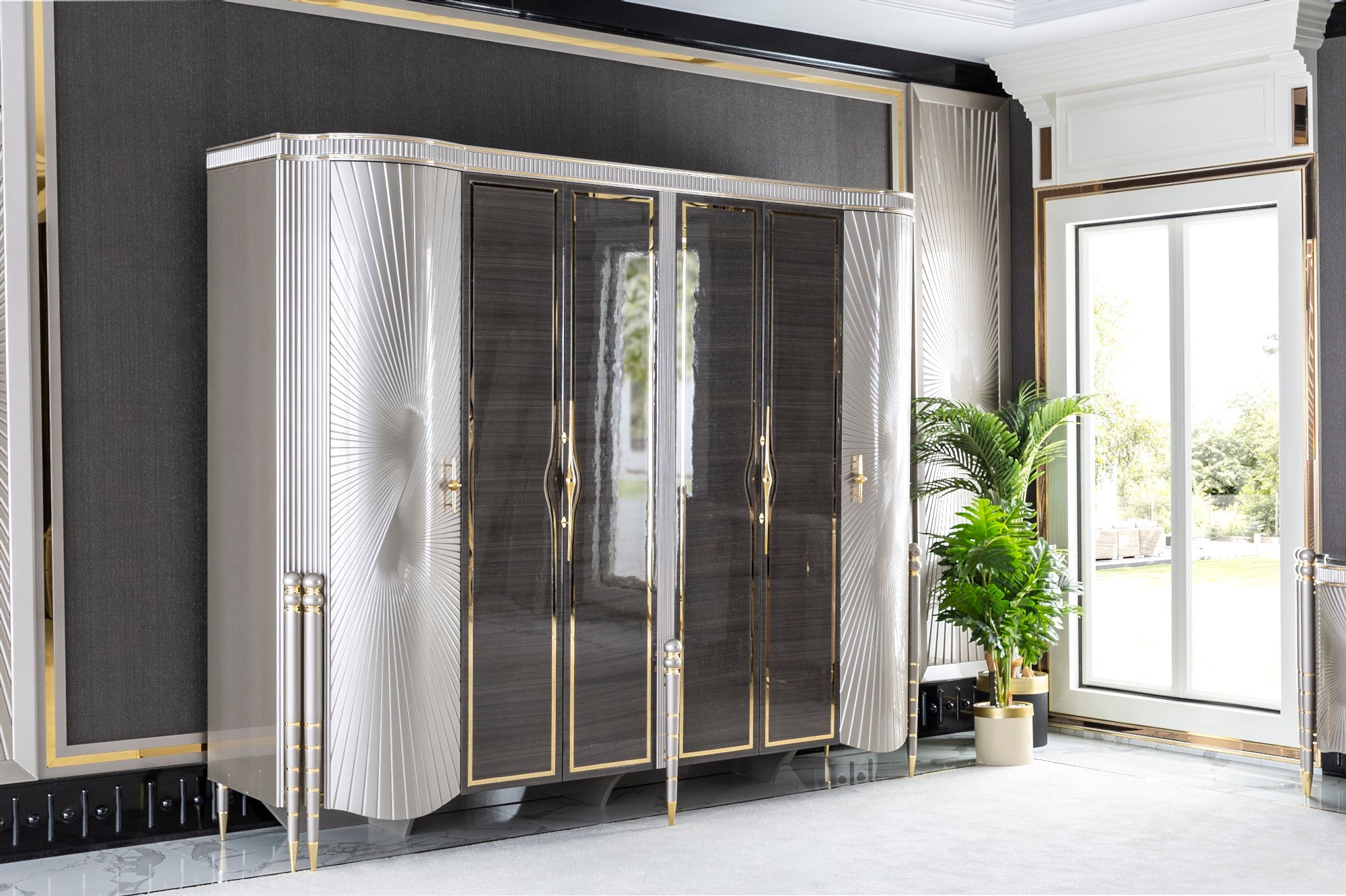 Bentley 6 Doors Wardrobe