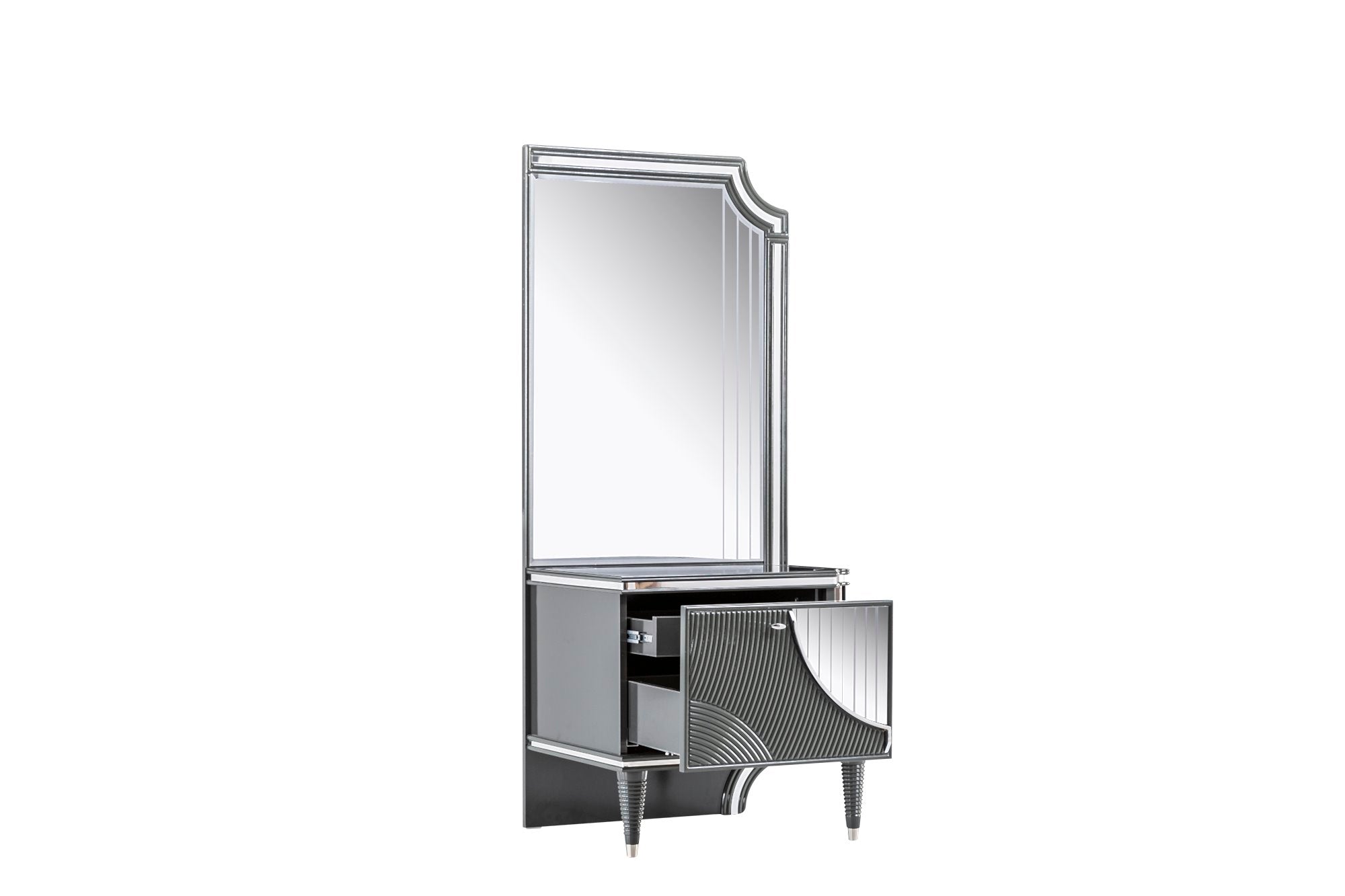 Prada Nightstand With Back Panel