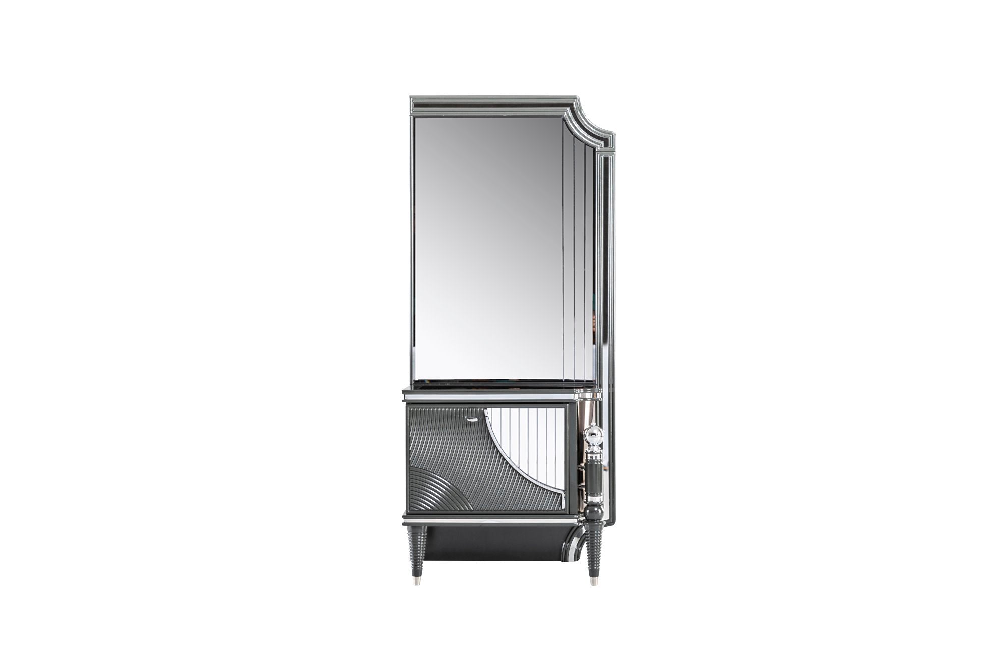 Prada Nightstand With Back Panel