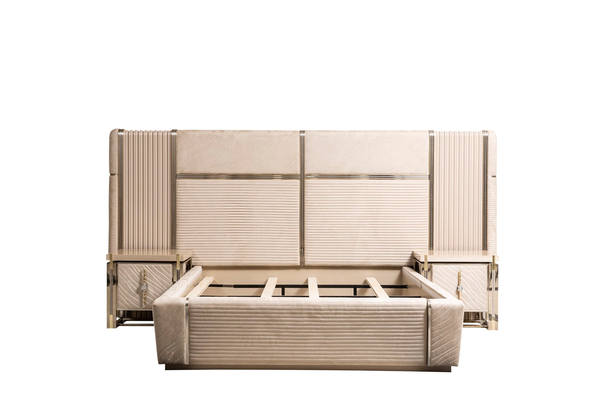 Vegas Storage Bed With Headboard & Bench
