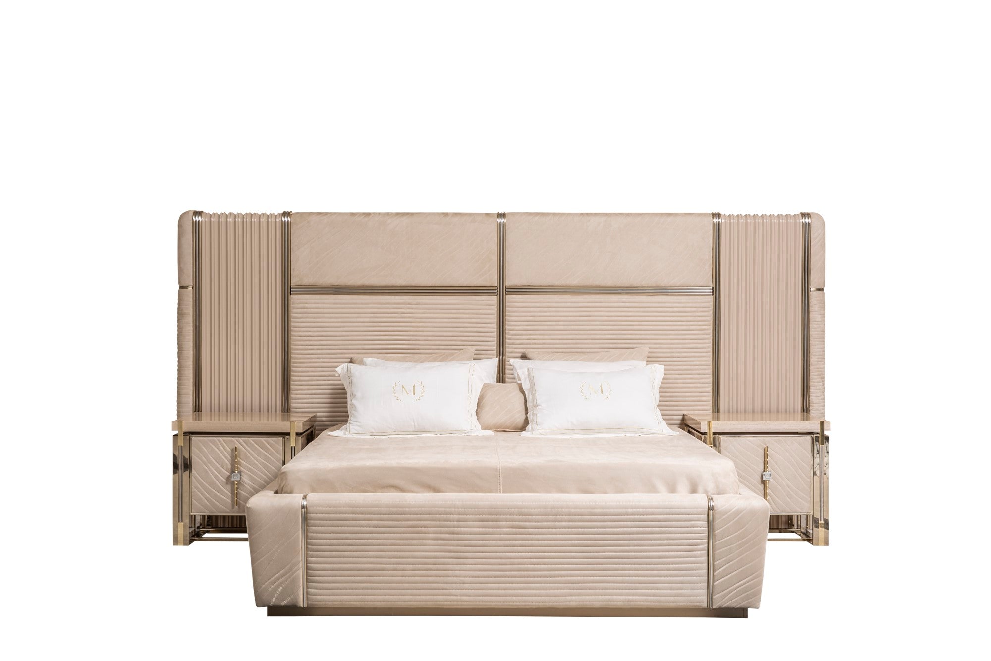 Vegas Storage Bed With Headboard & Bench