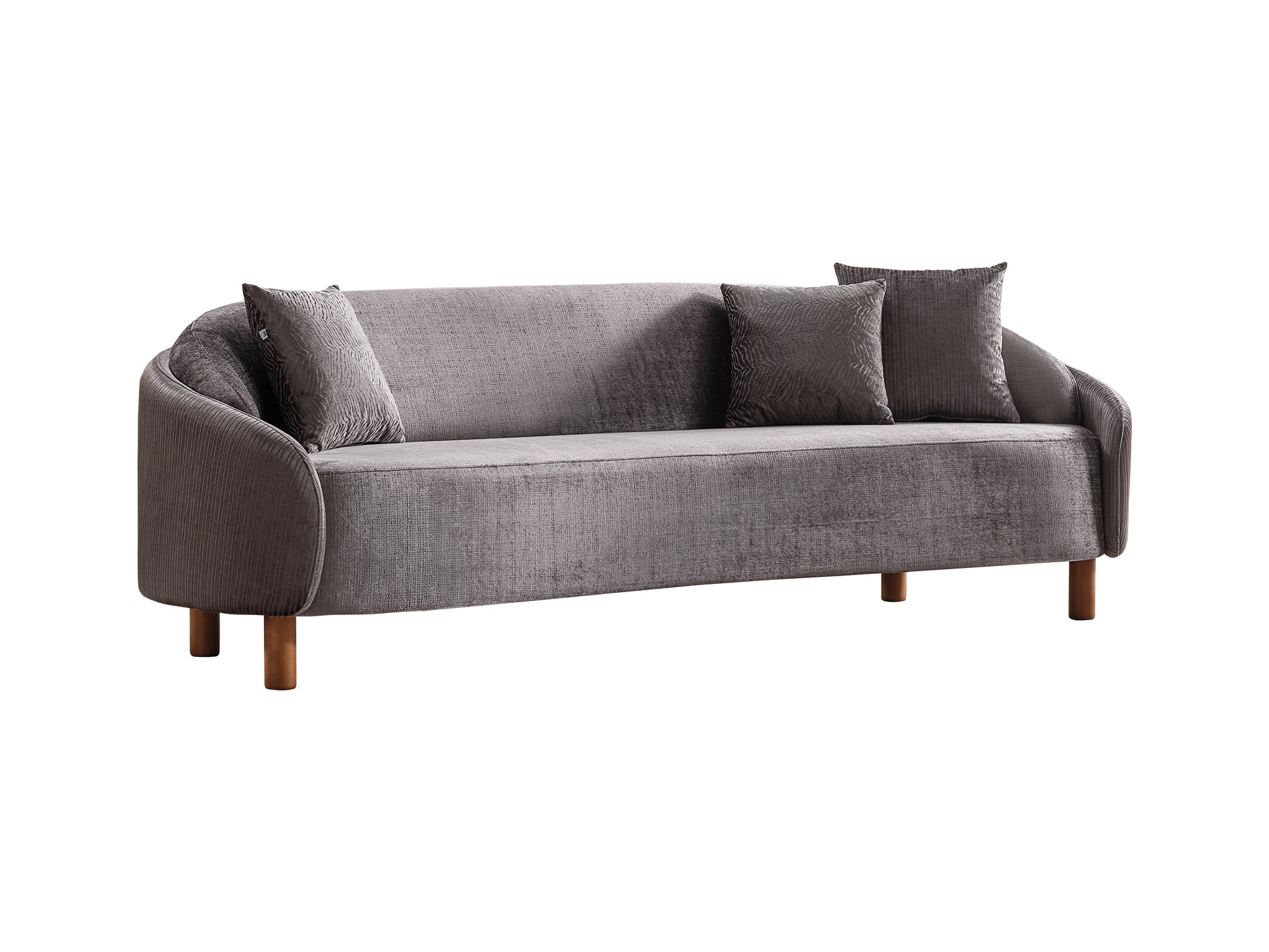 Alessa Stationary Sofa Grey
