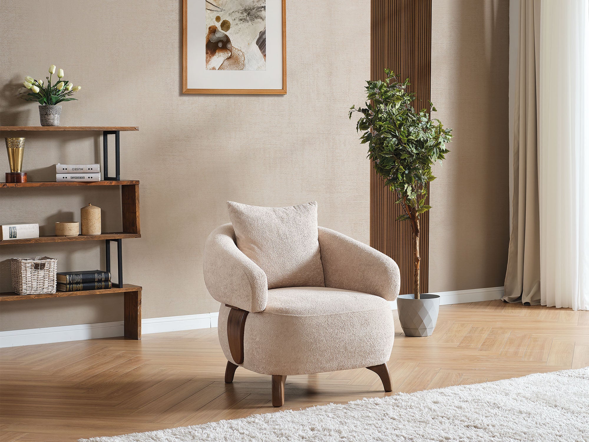 Alexa Chair Cream