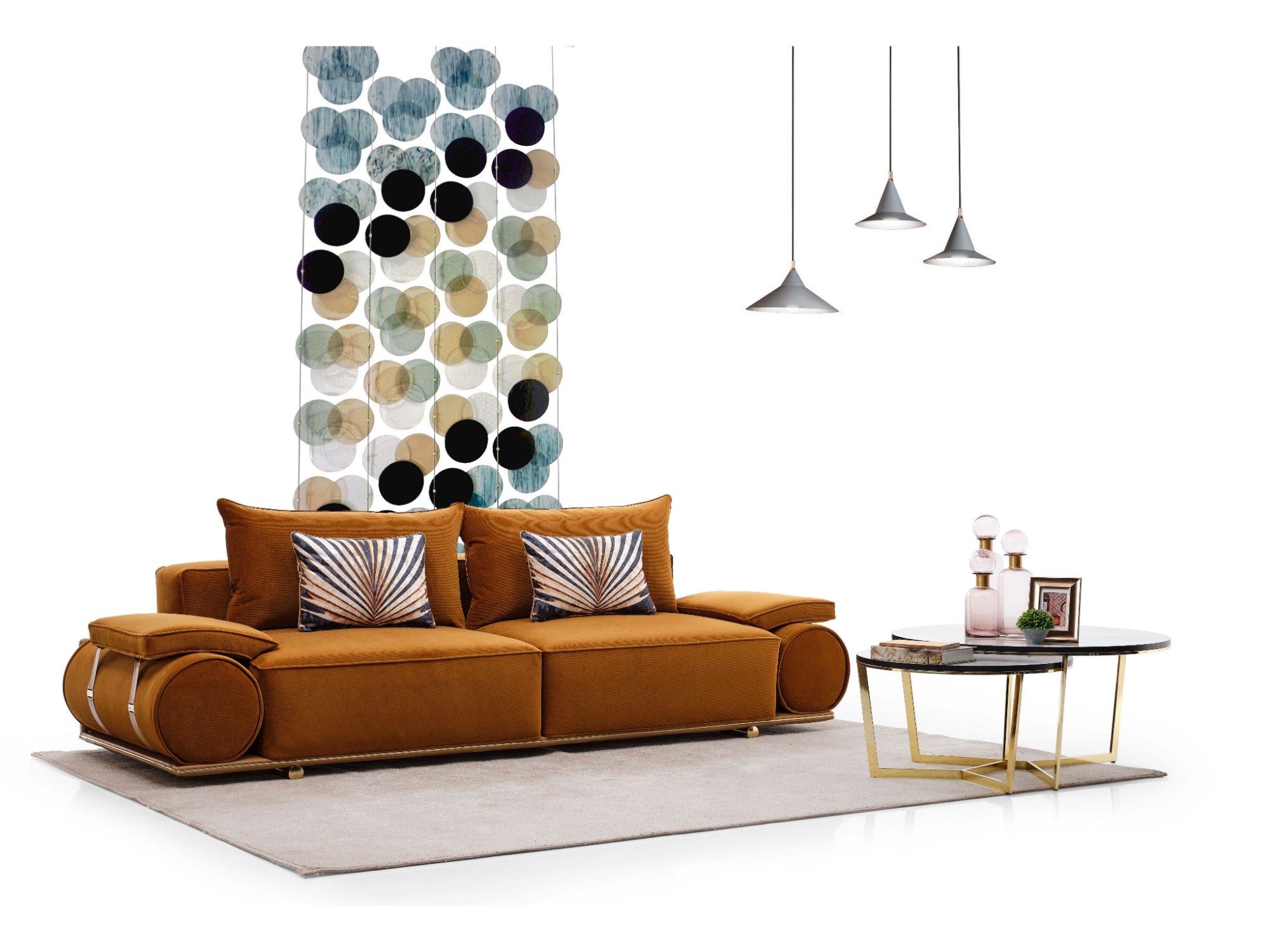 Arezzo Stationary Livingroom Set (2 Sofa & 2 Chair)