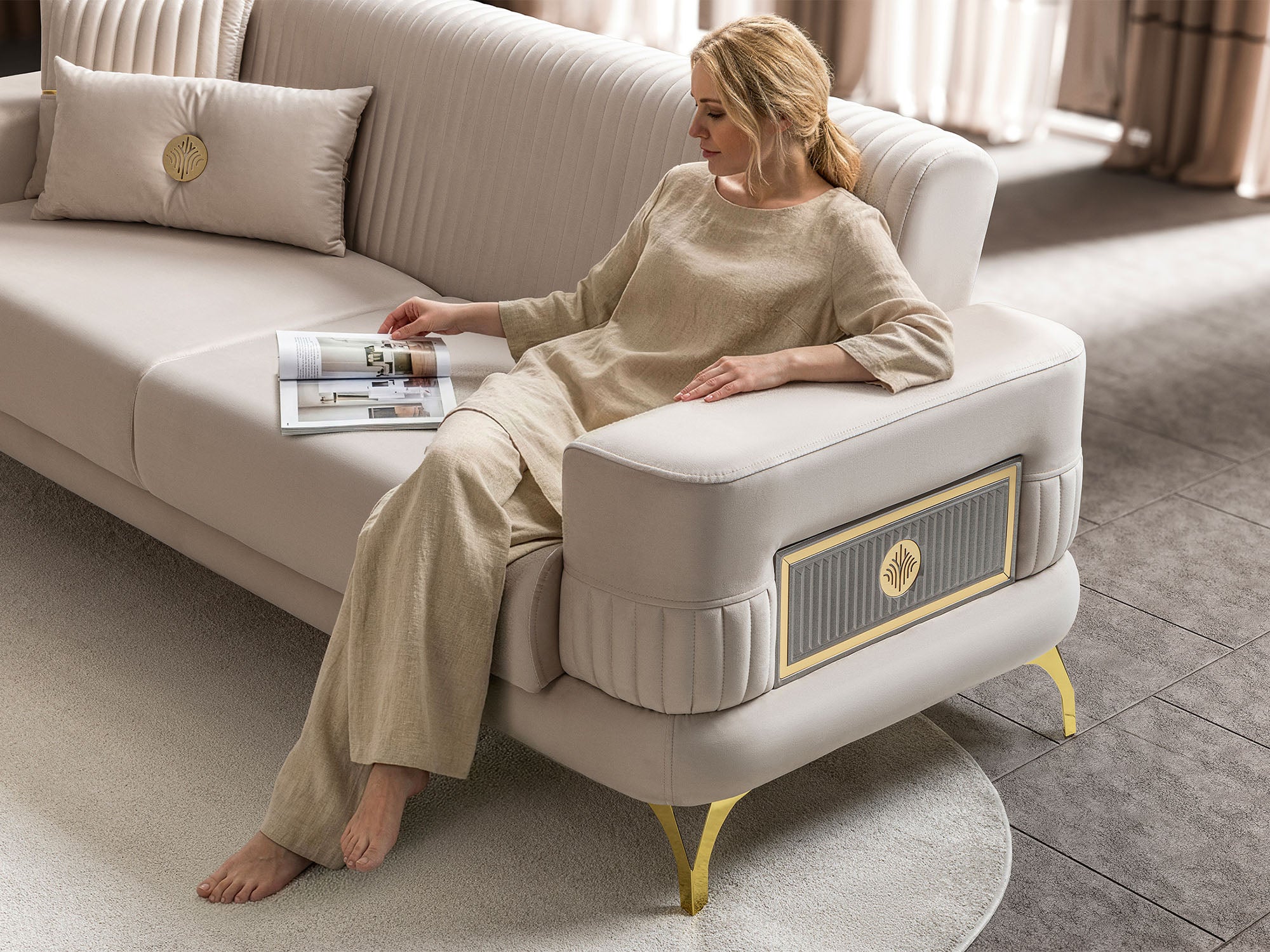 Aspendos Convertible Sofa