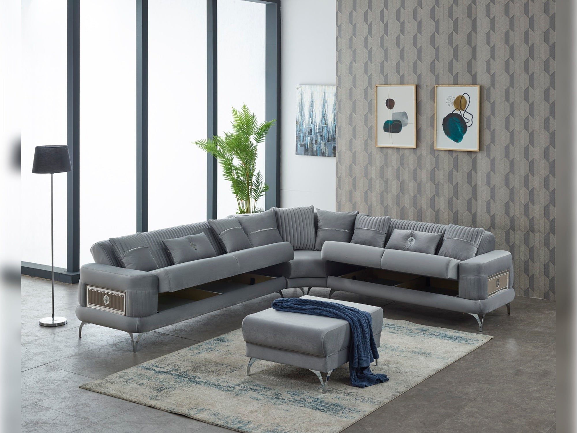Aspendos Convertible Sectional