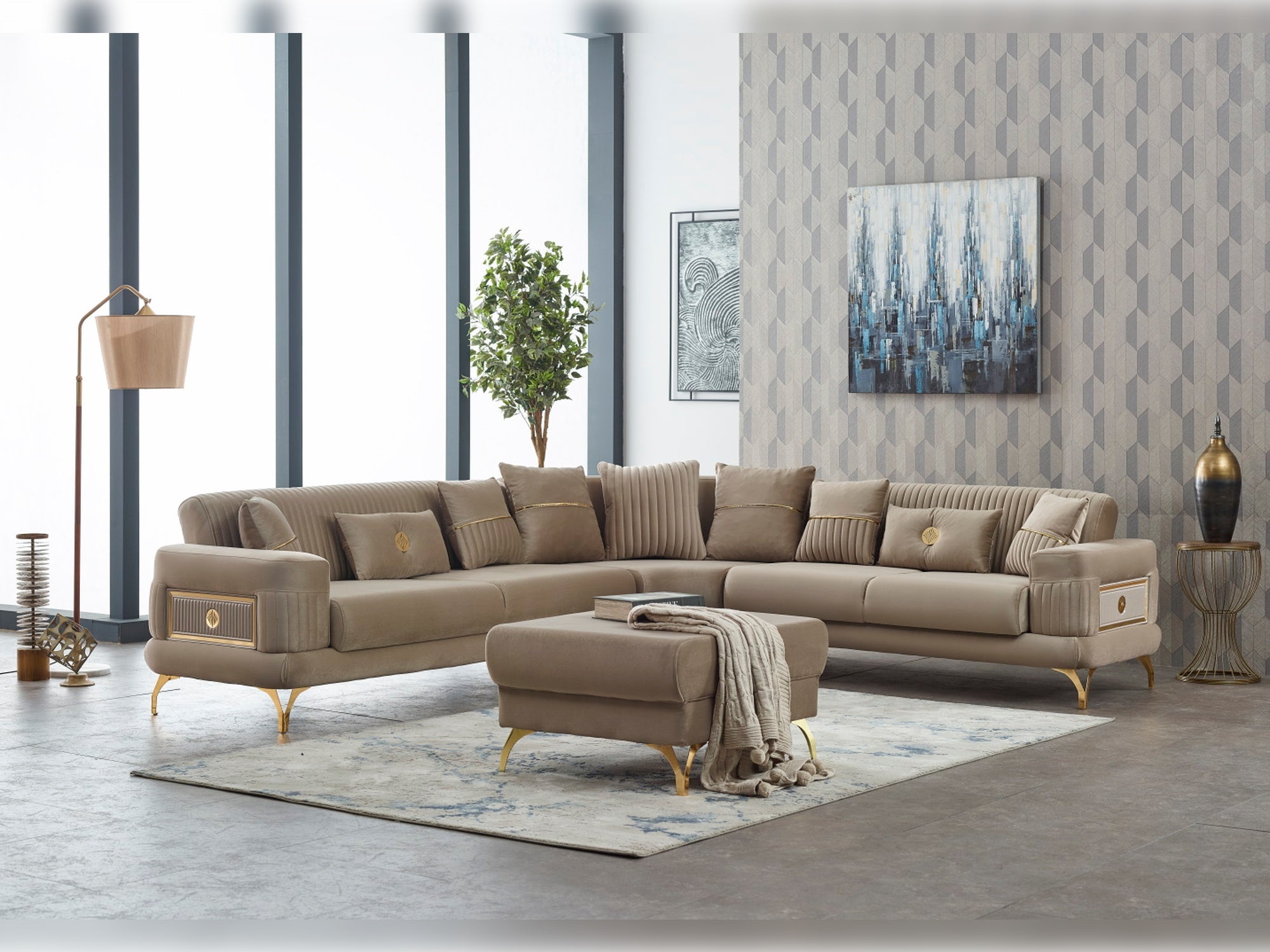 Aspendos Convertible Sectional