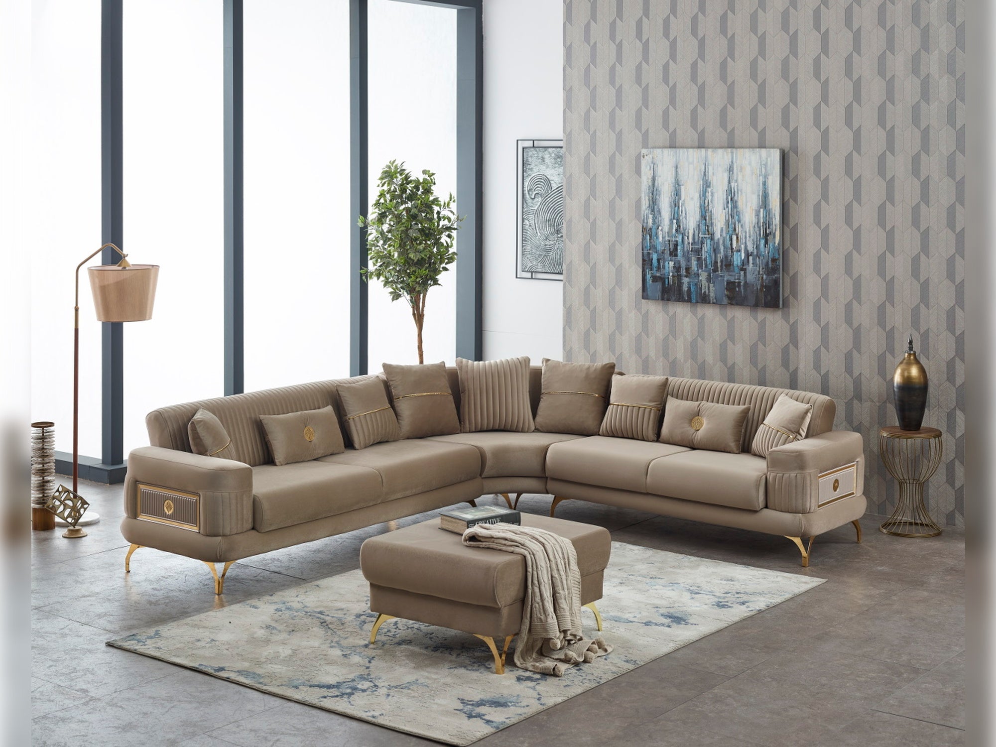 Aspendos Convertible Sectional