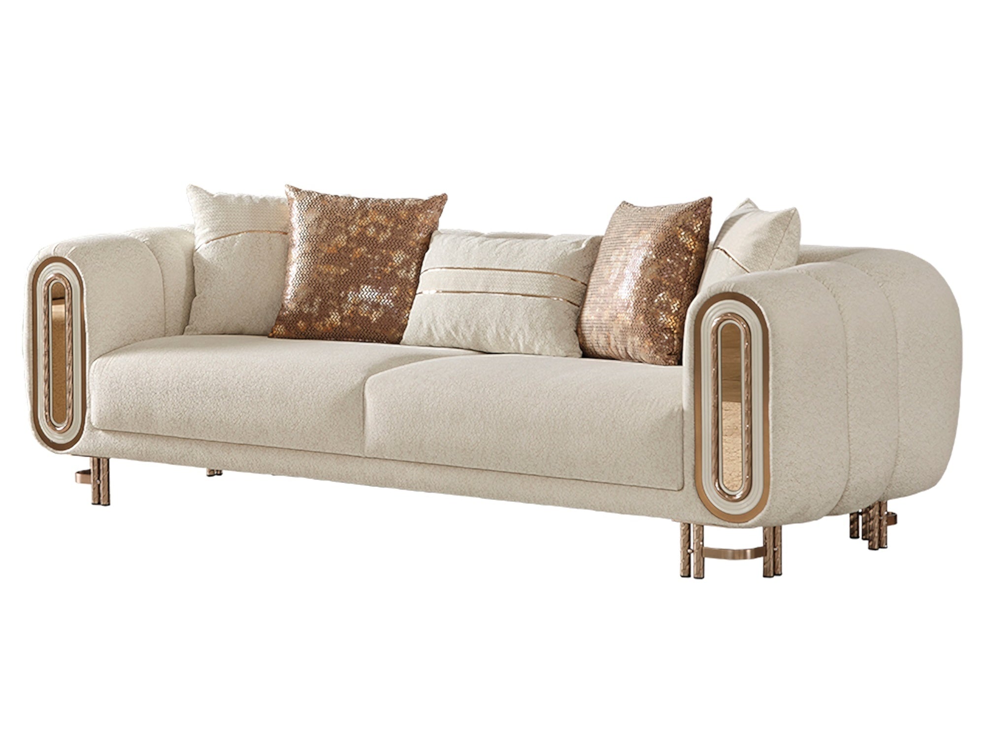 Bella Stationary Sofa Cream