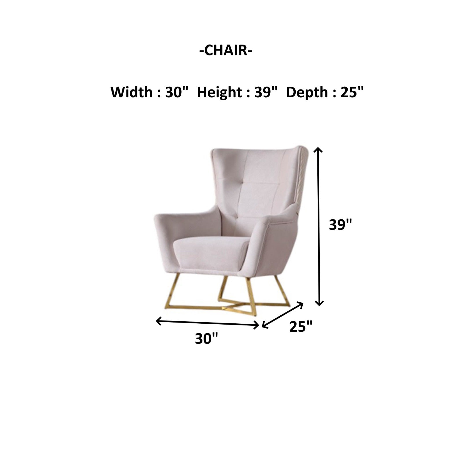 Berlin Convertible Livingroom (2 Sofa & 2 Chair) Beige