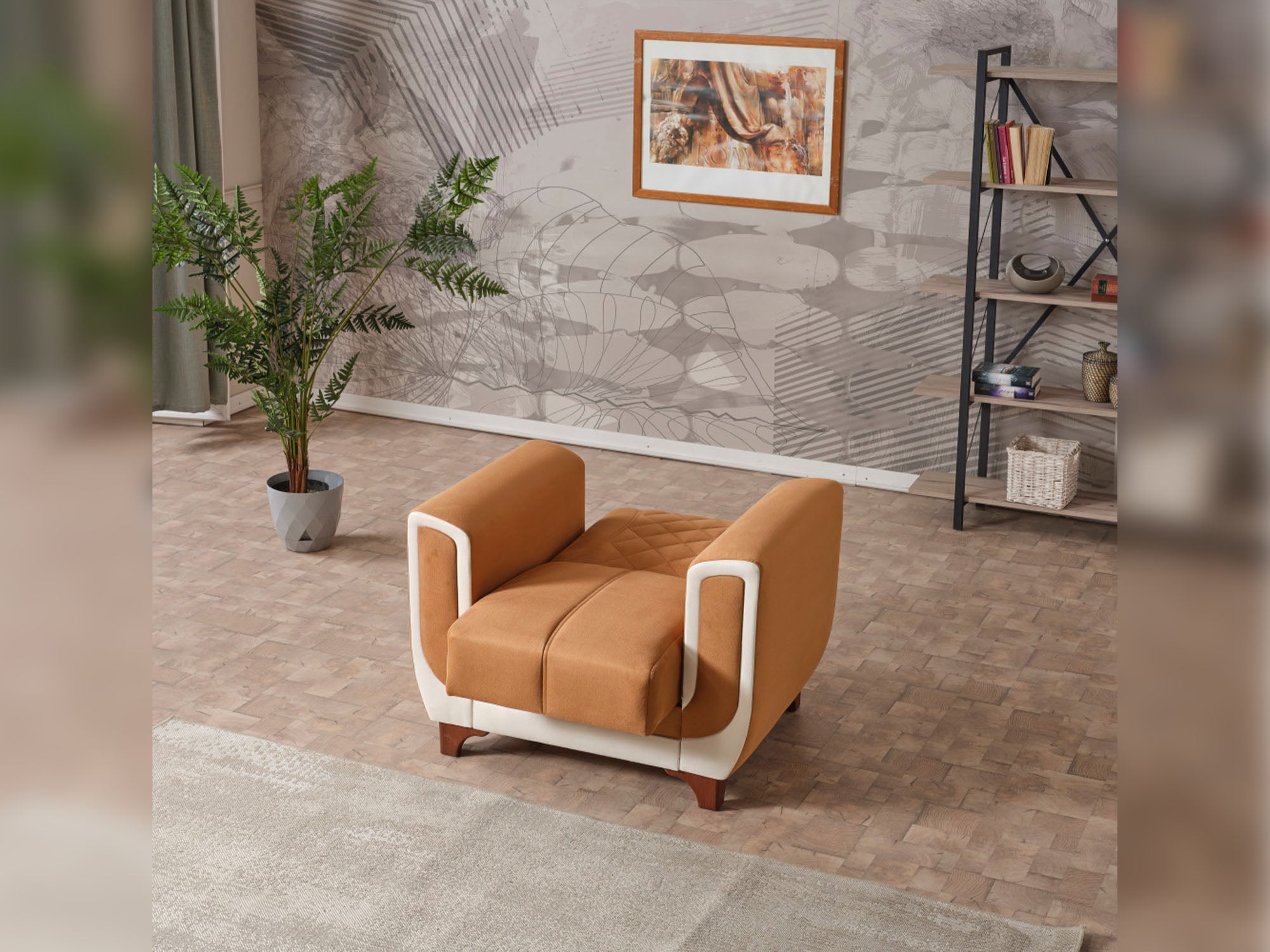 Berre Armchair Brown