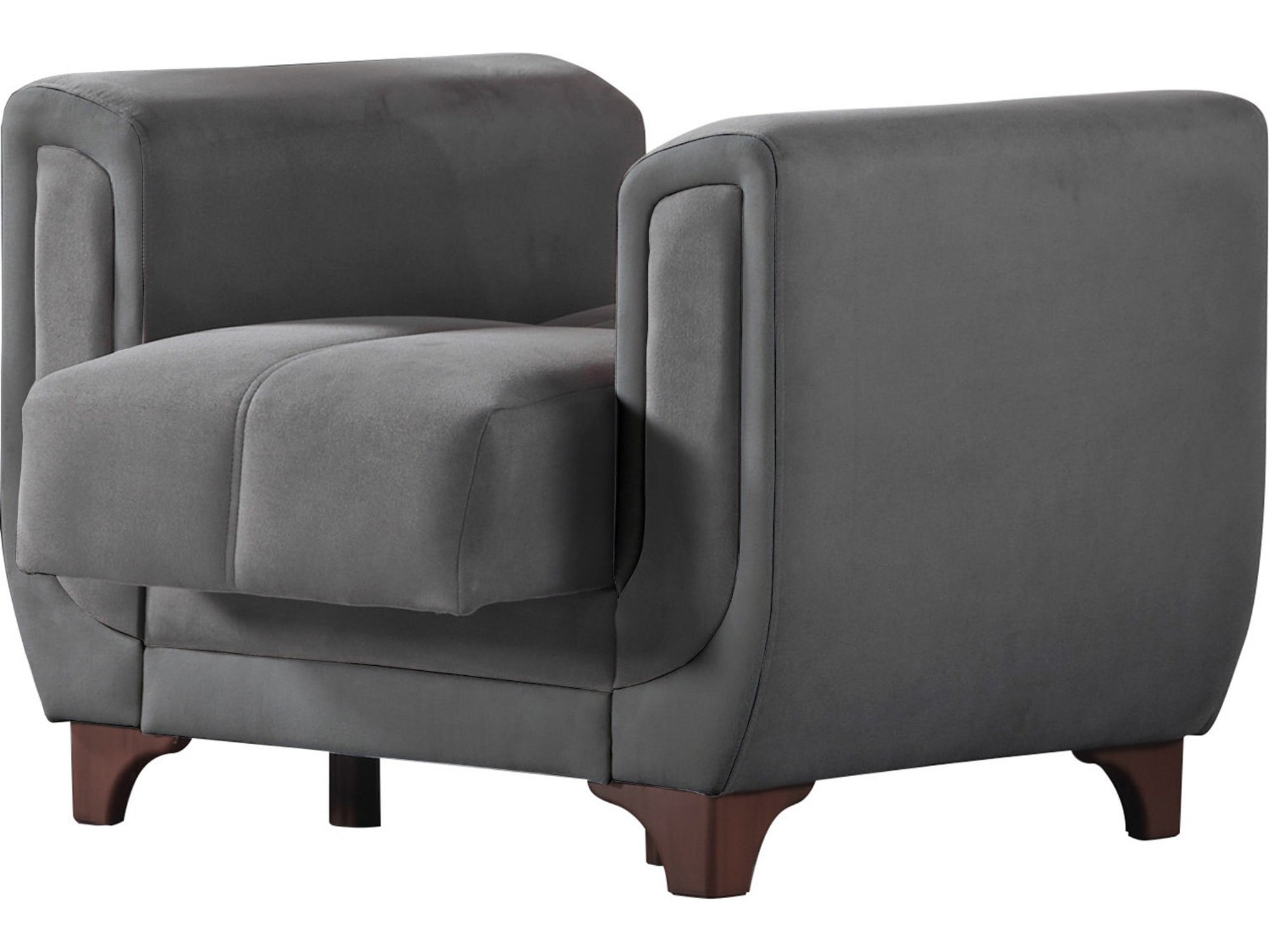 Berre Armchair Plain Grey