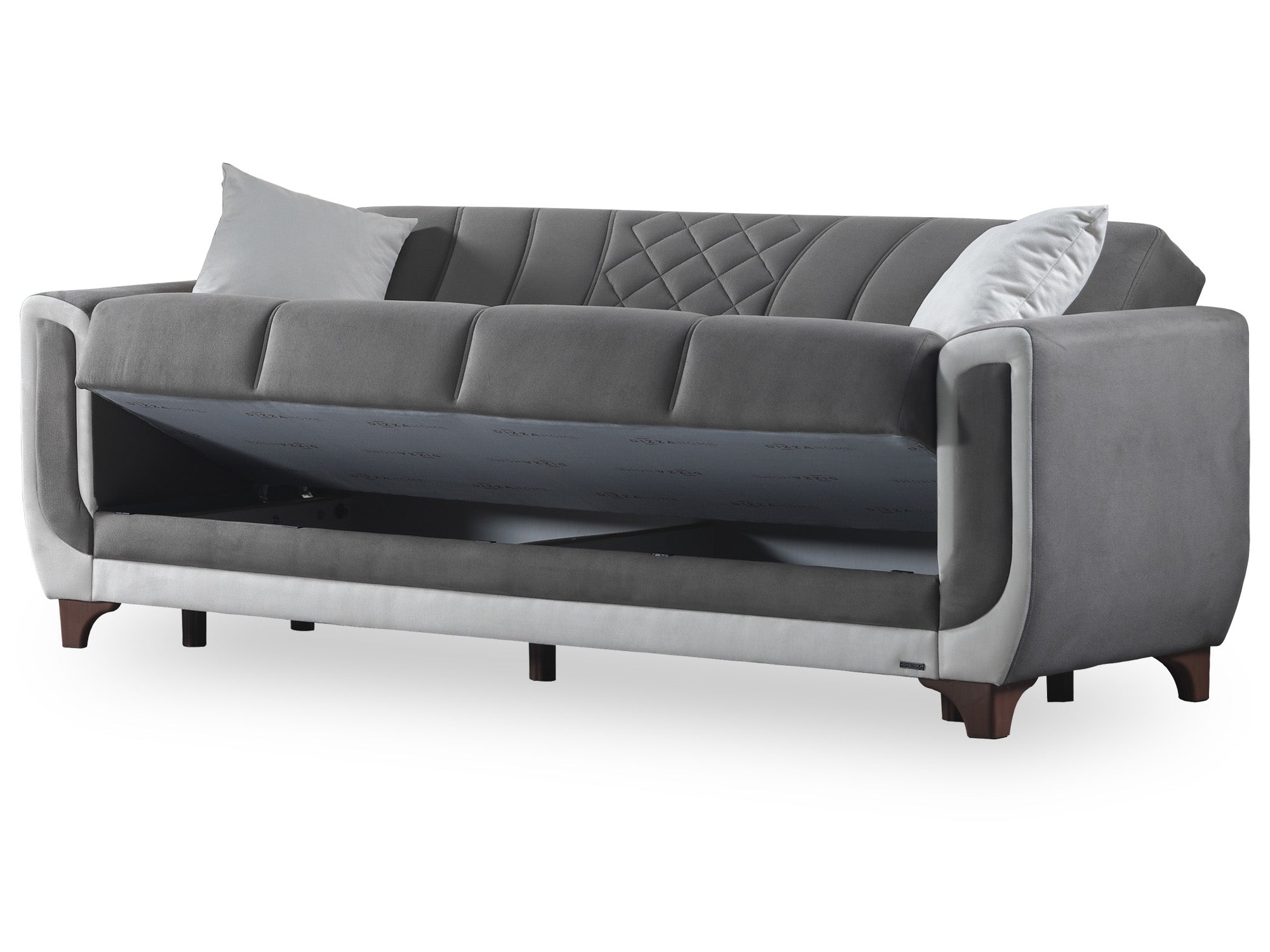 Berre Convertible Sofa Grey