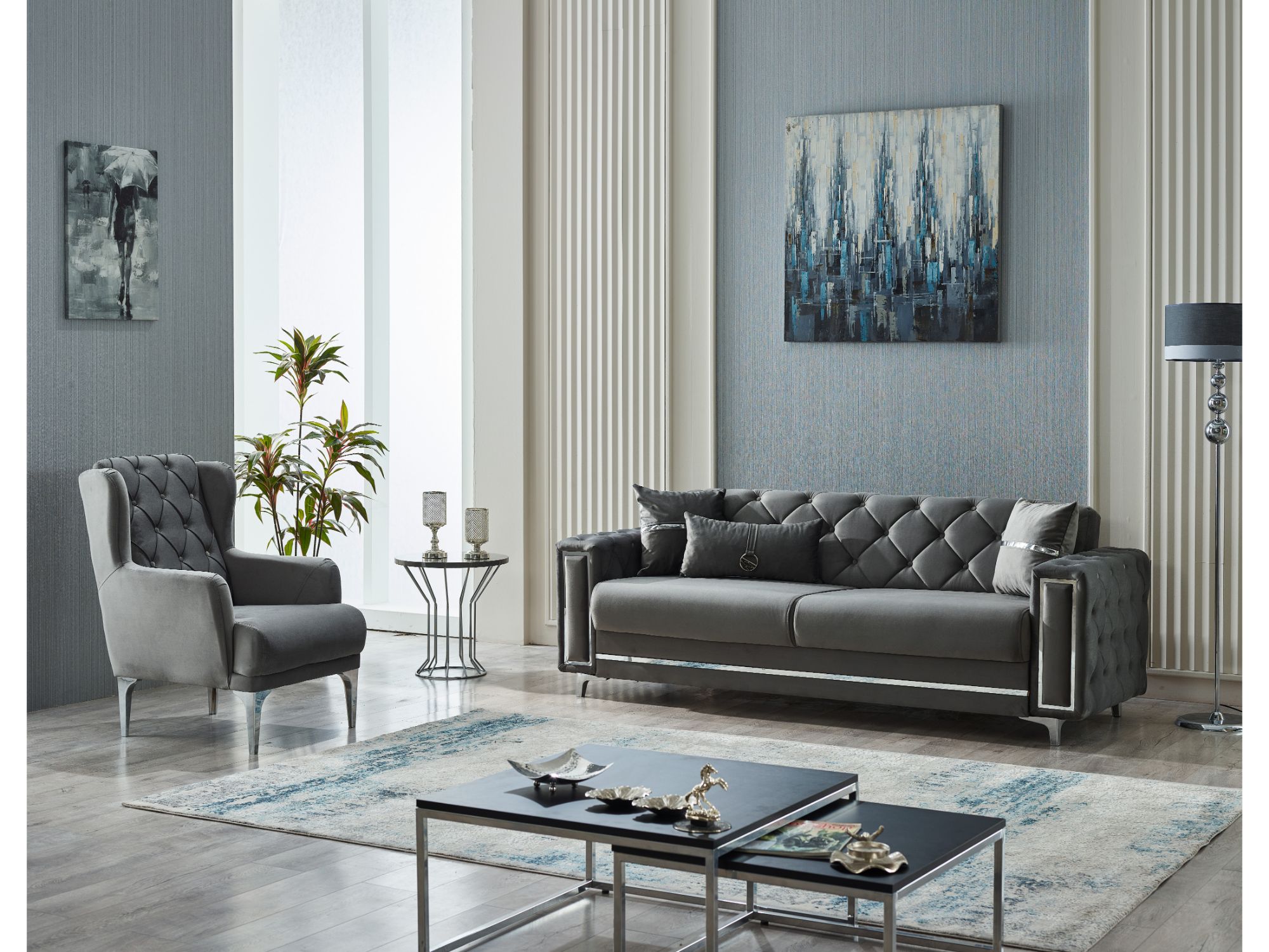 Silver couch legs discount