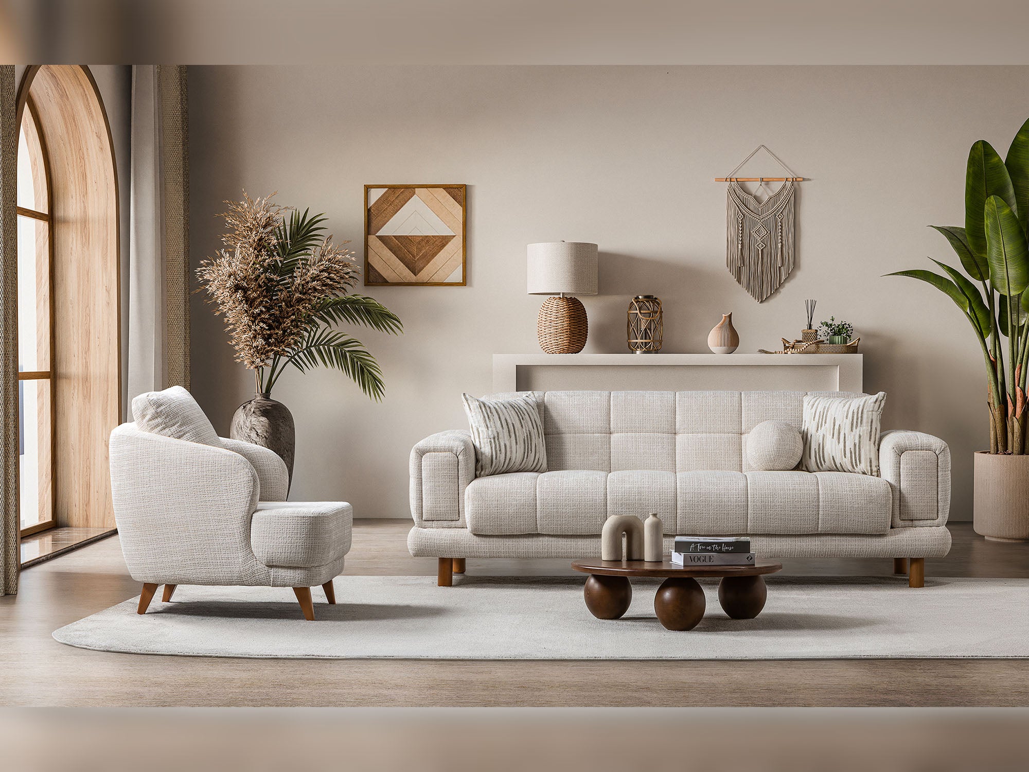 Canyon  3-pieces (Sofa & Loveseat & Chair) Livingroom Set