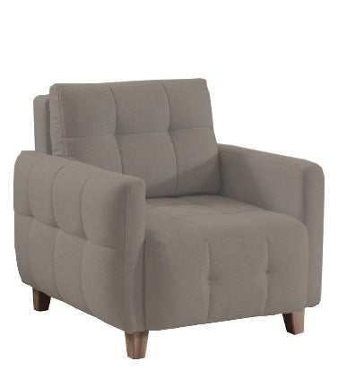 Cassa Convertible Livingroom (1 Sofa & 1 Loveseat & 1 Chair) Light Brown