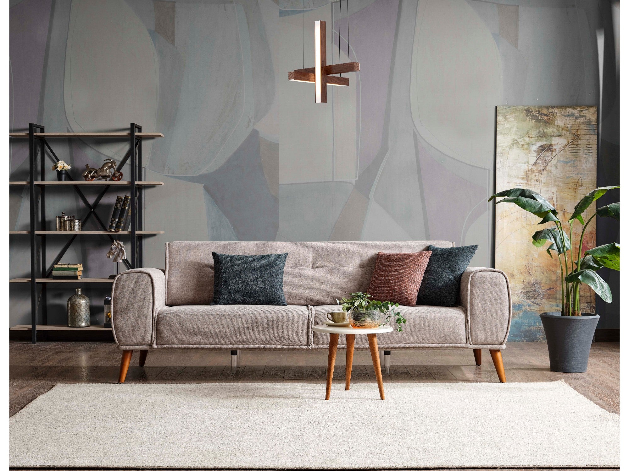 Clara Convertible Livingroom Set (2 Sofa & 2 Chair)