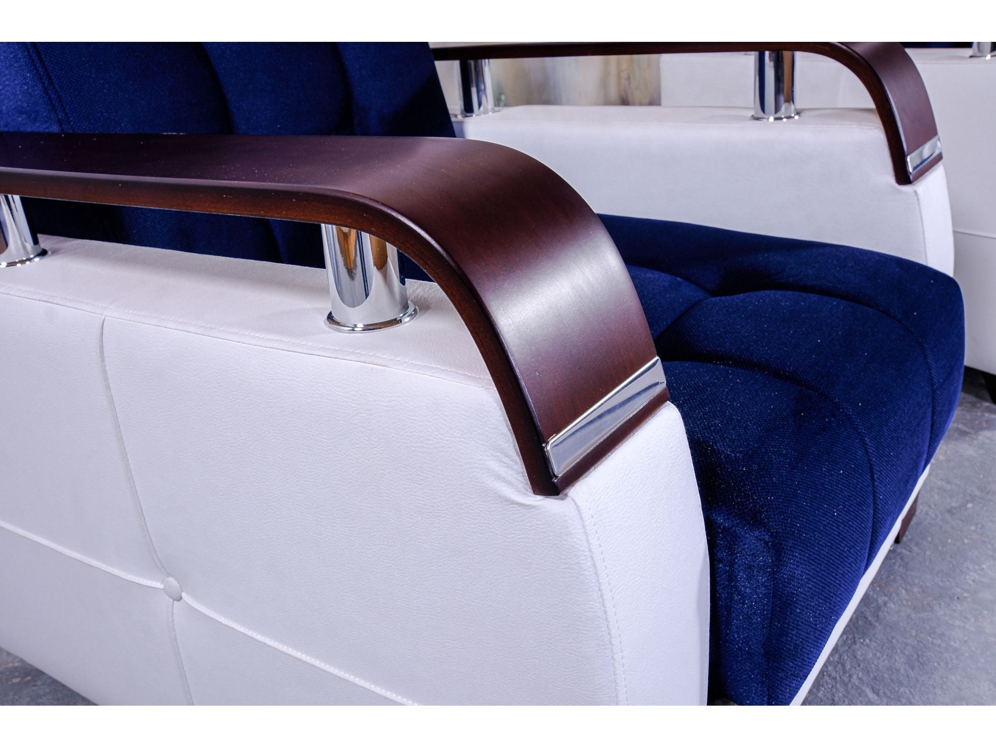 Regina Convertible Livingroom Loveseat Navy