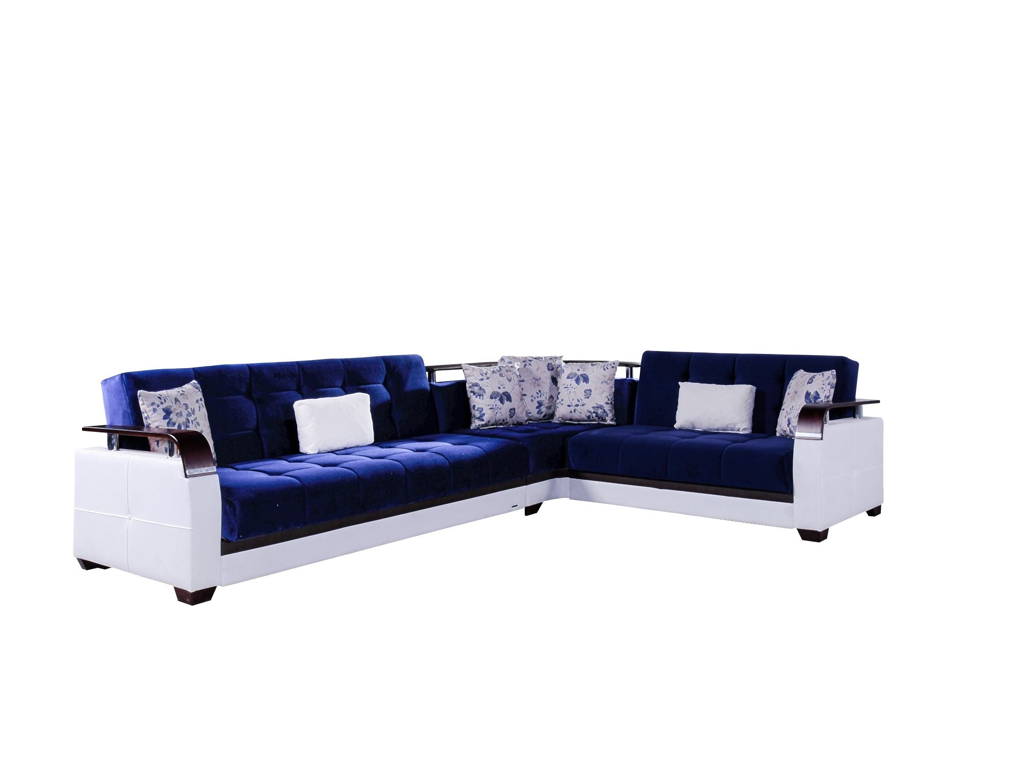 Regina Convertible Sectional Navy