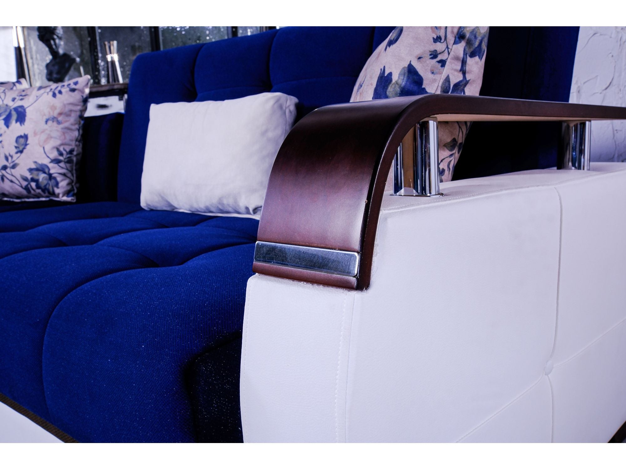 Regina Convertible Sectional Navy