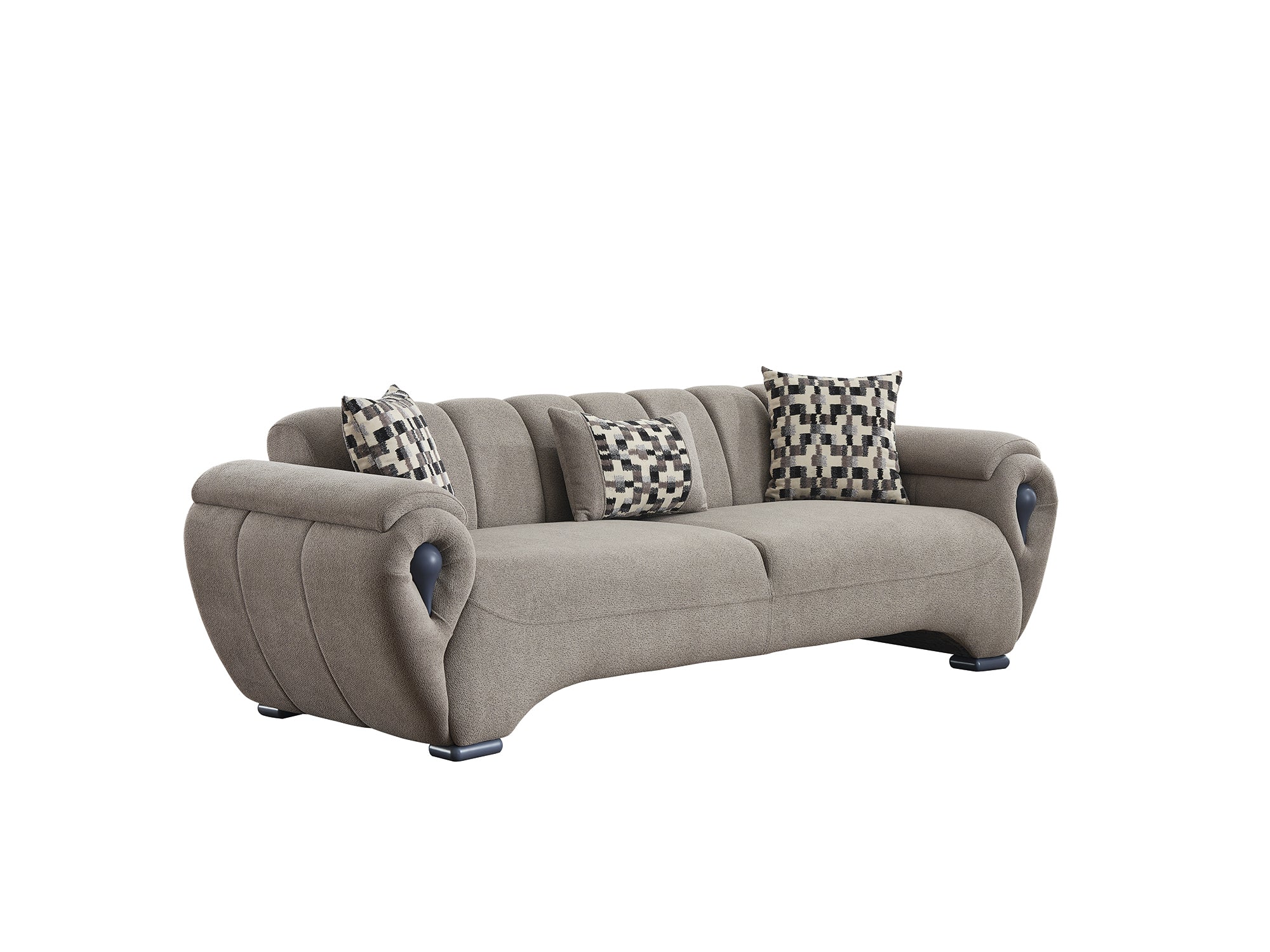 Damla Stationary Sofa Cream