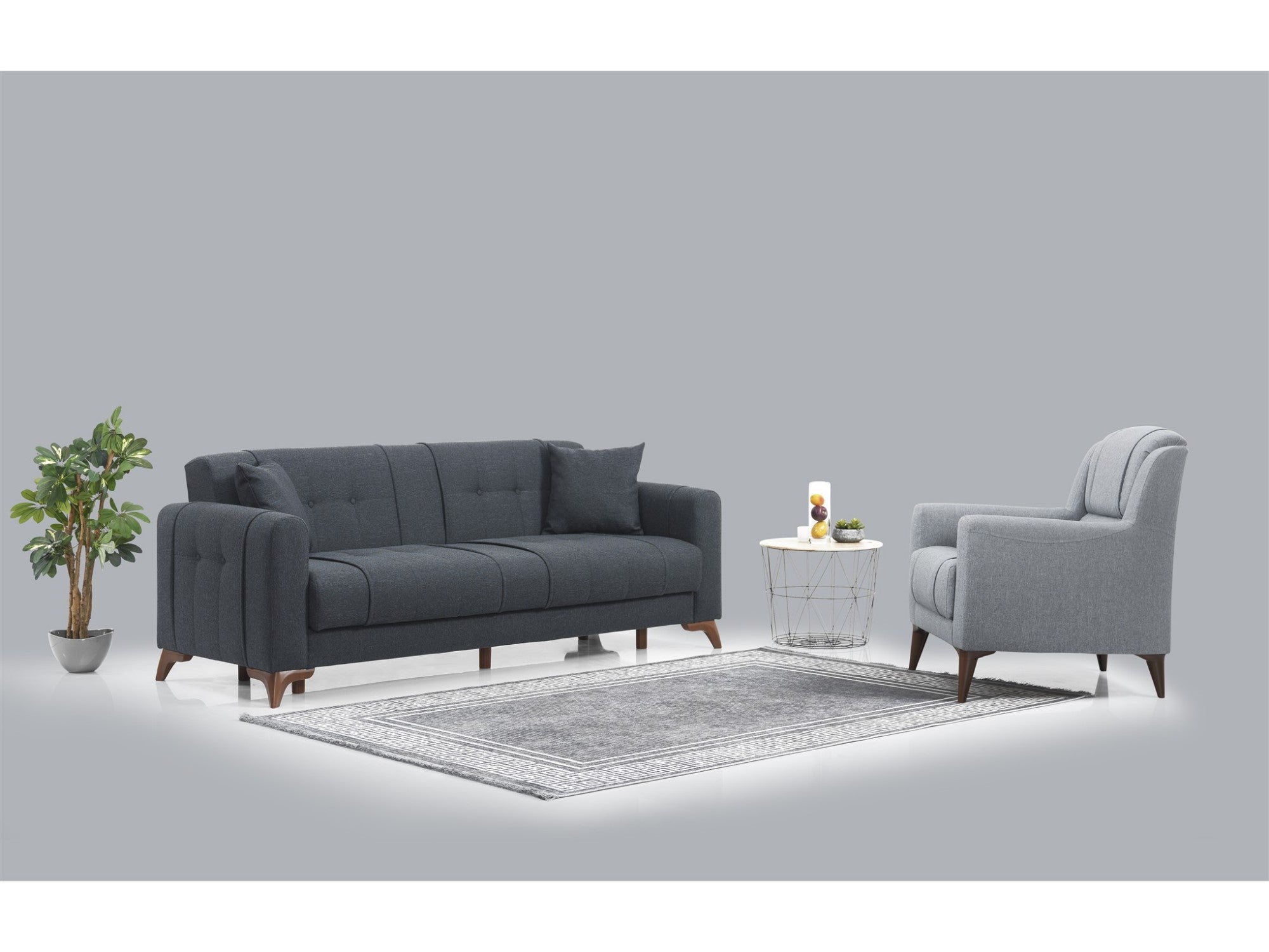 Fabel Convertible Livingroom Set (2 Sofa & 2 Chair)