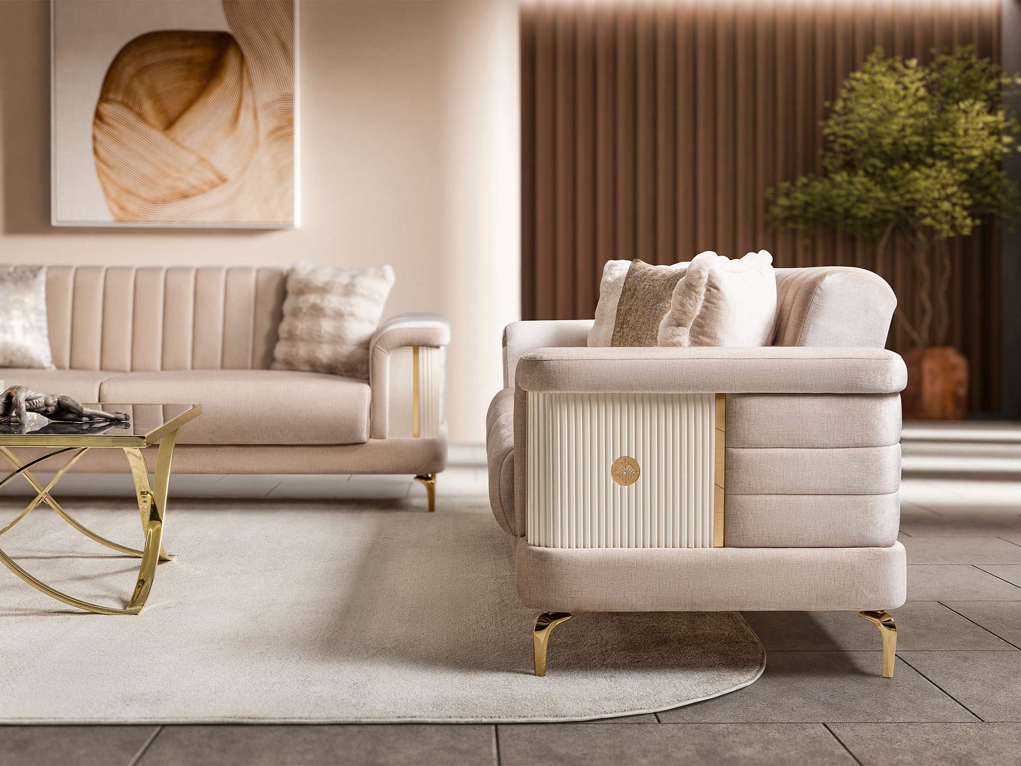 Elano Convertible Loveseat