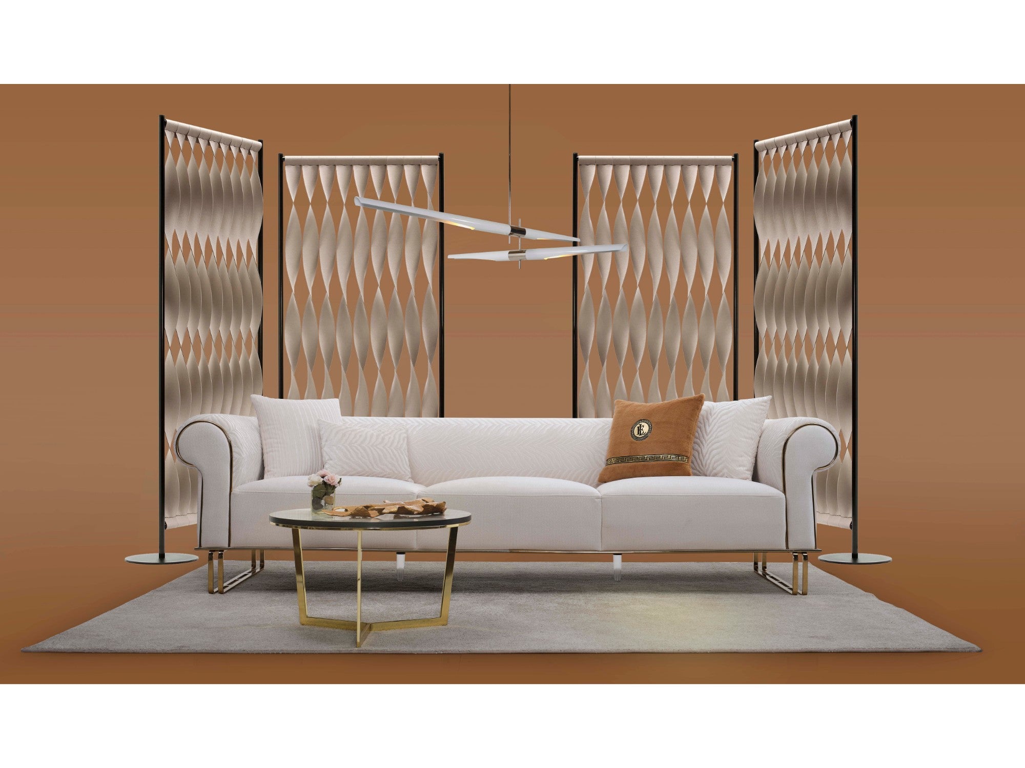 Elba Stationary Livingroom Set (2 Sofa & 2 Chair)