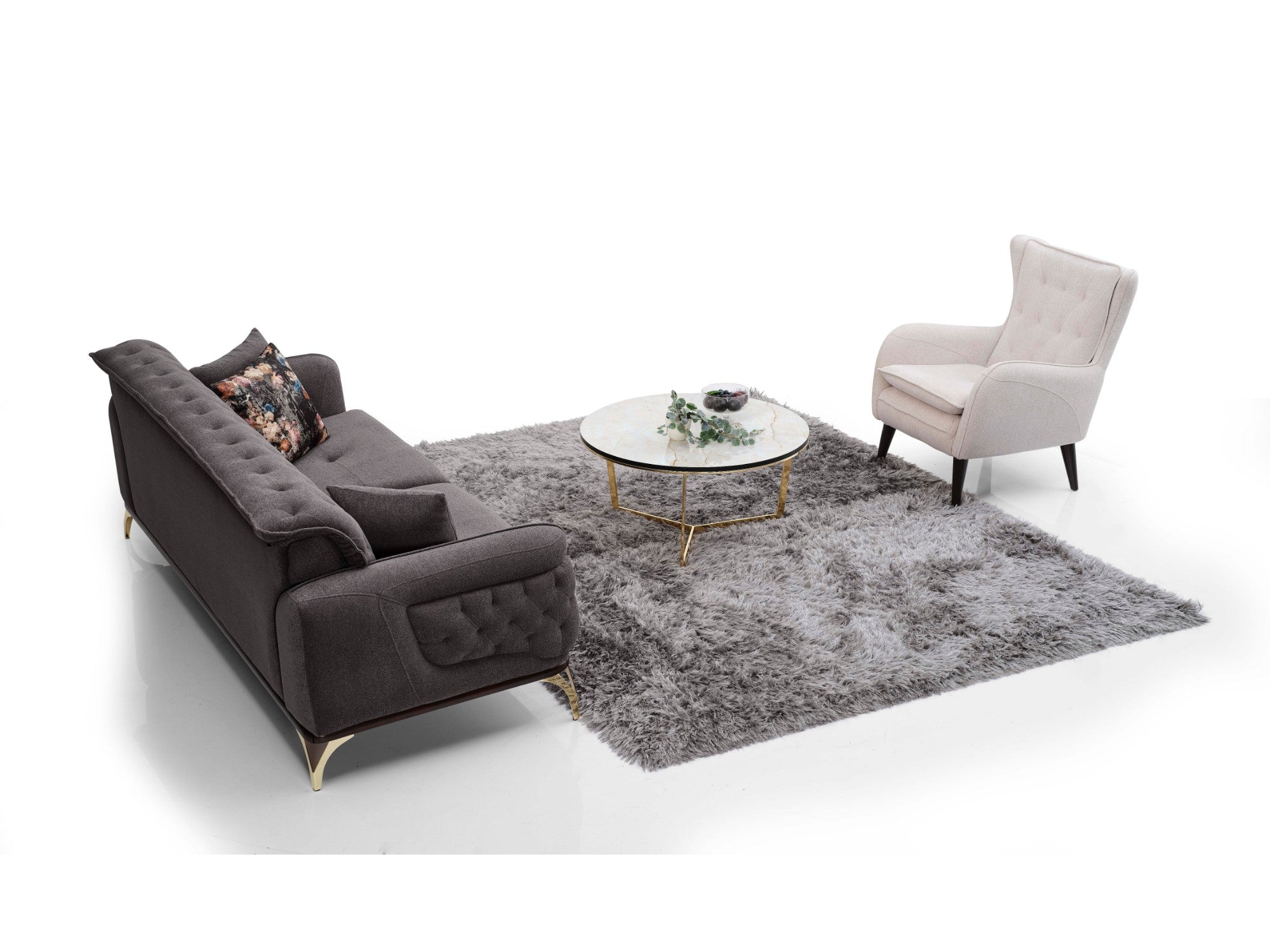 Floransa Convertible Livingroom Set (2 Sofa & 2 Chair)