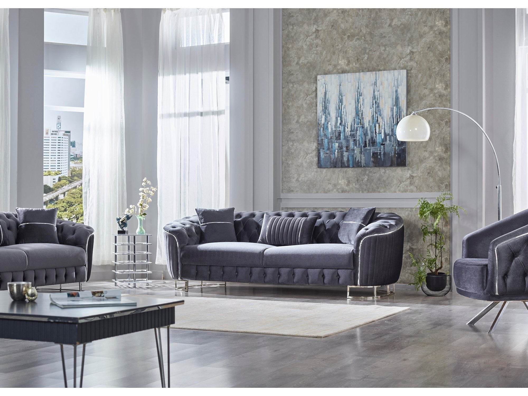 Galata Stationary Livingroom Set (2 Sofa & 2 Chair)