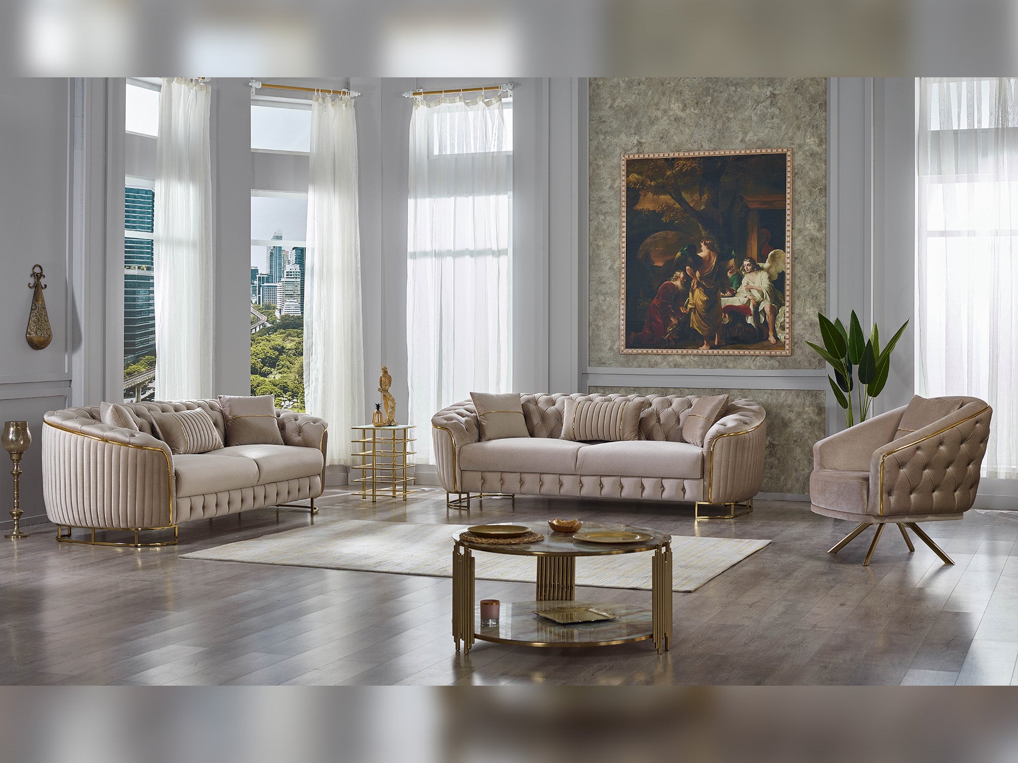 Galata Stationary Loveseat