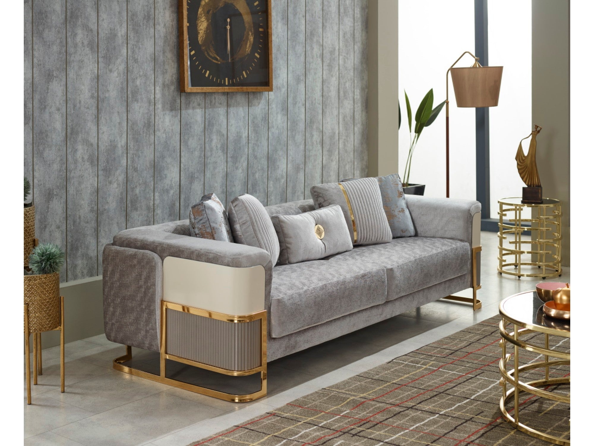 Galeria Stationary Livingroom Set (2 Sofa & 2 Chair)