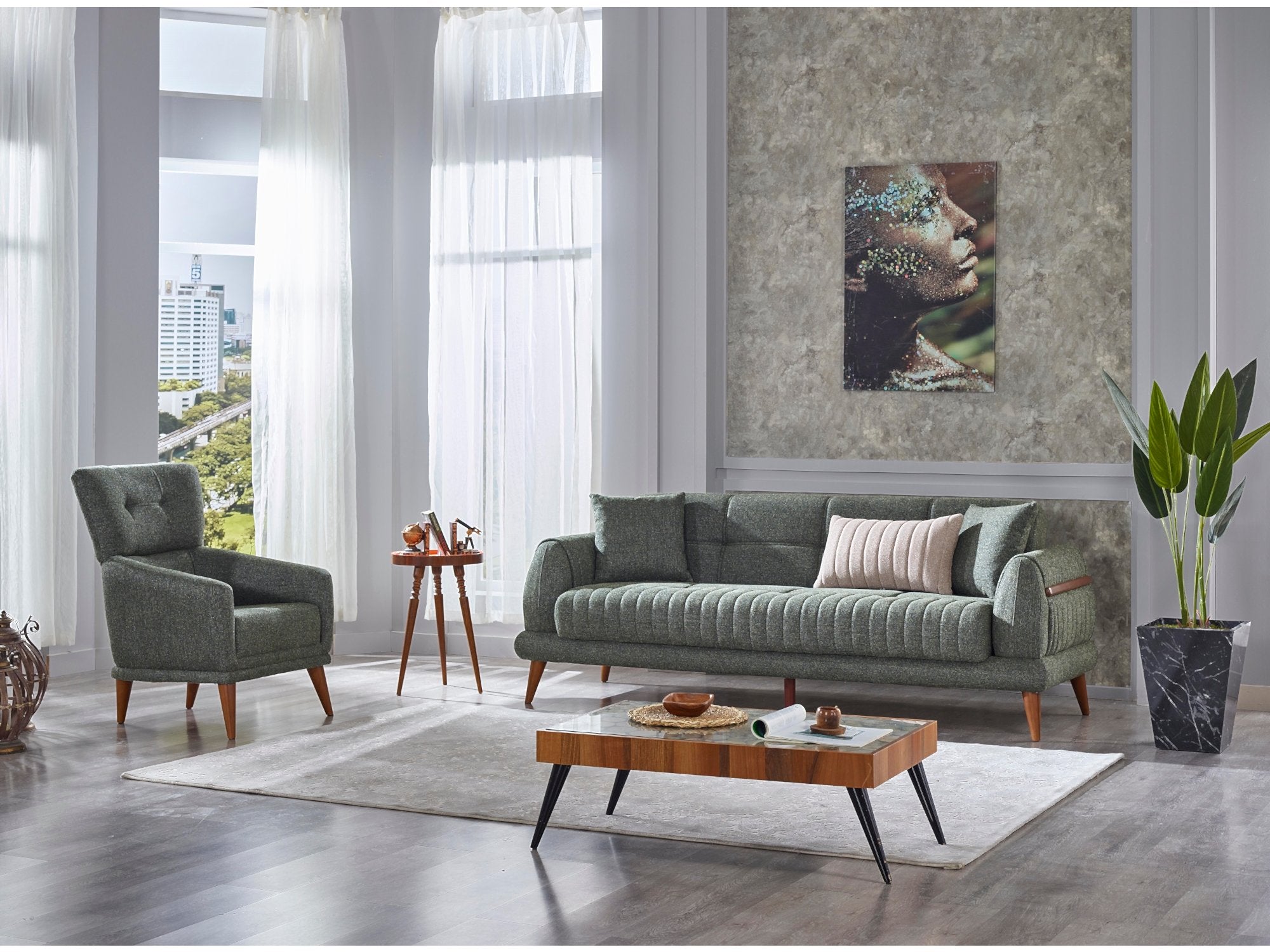 Gamba Convertible Sofa