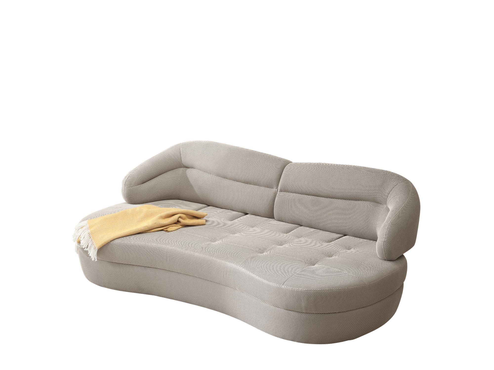 Gloria Convertible Livingroom (2 Sofa & 2 Chair) Cream