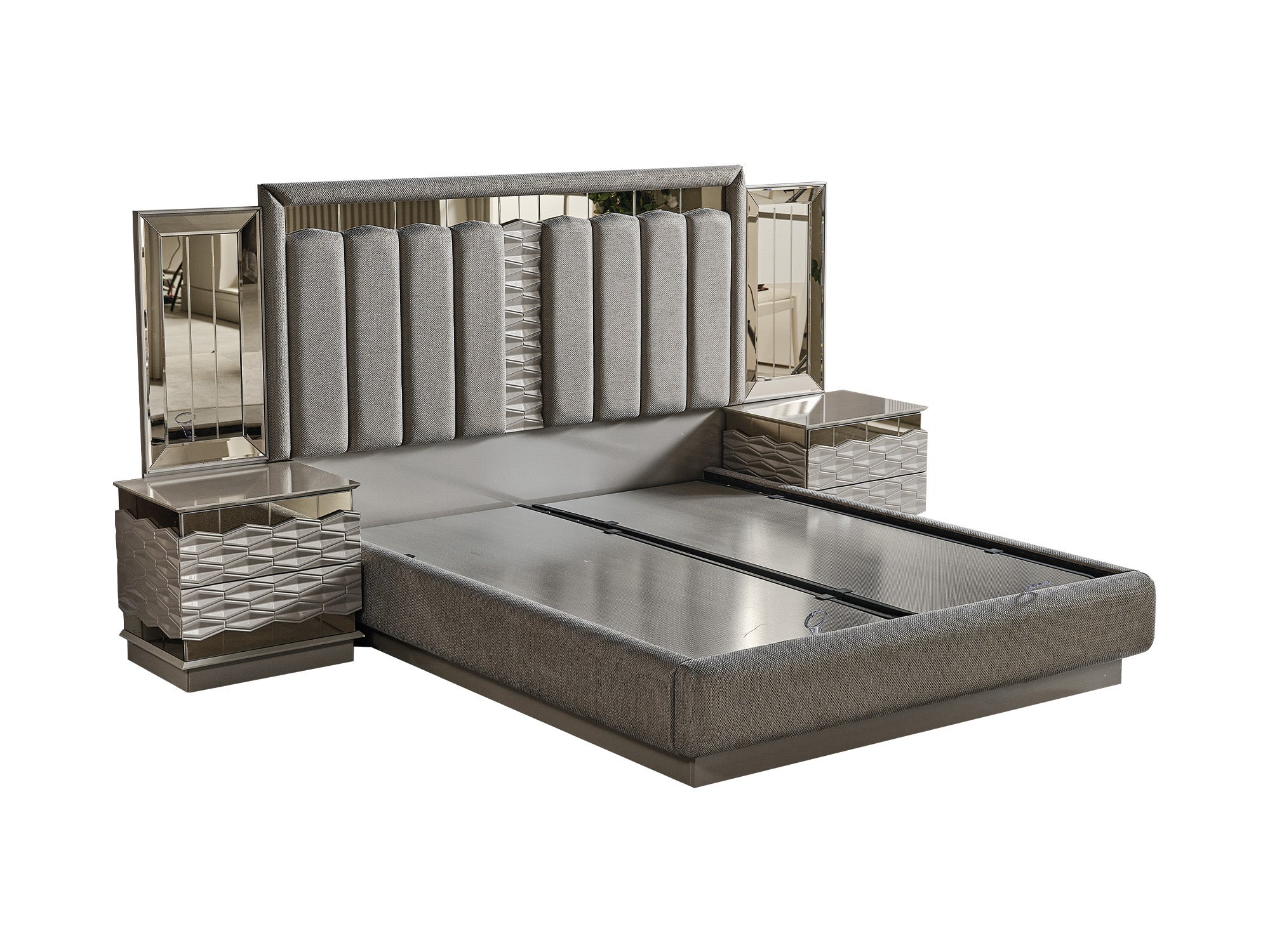 Gokce Bed Frame With Headboard