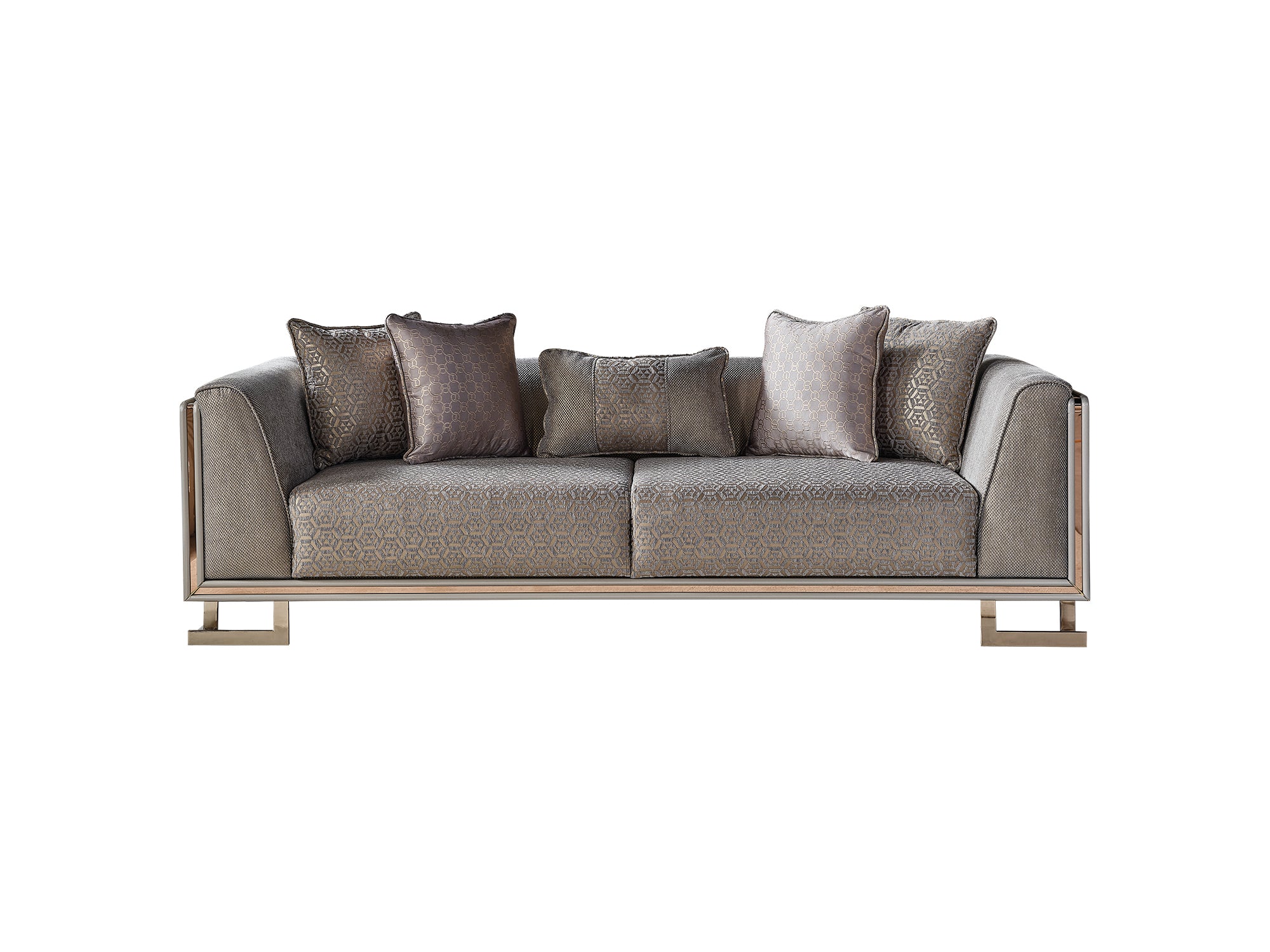 Gokce Stationary Sofa Grey