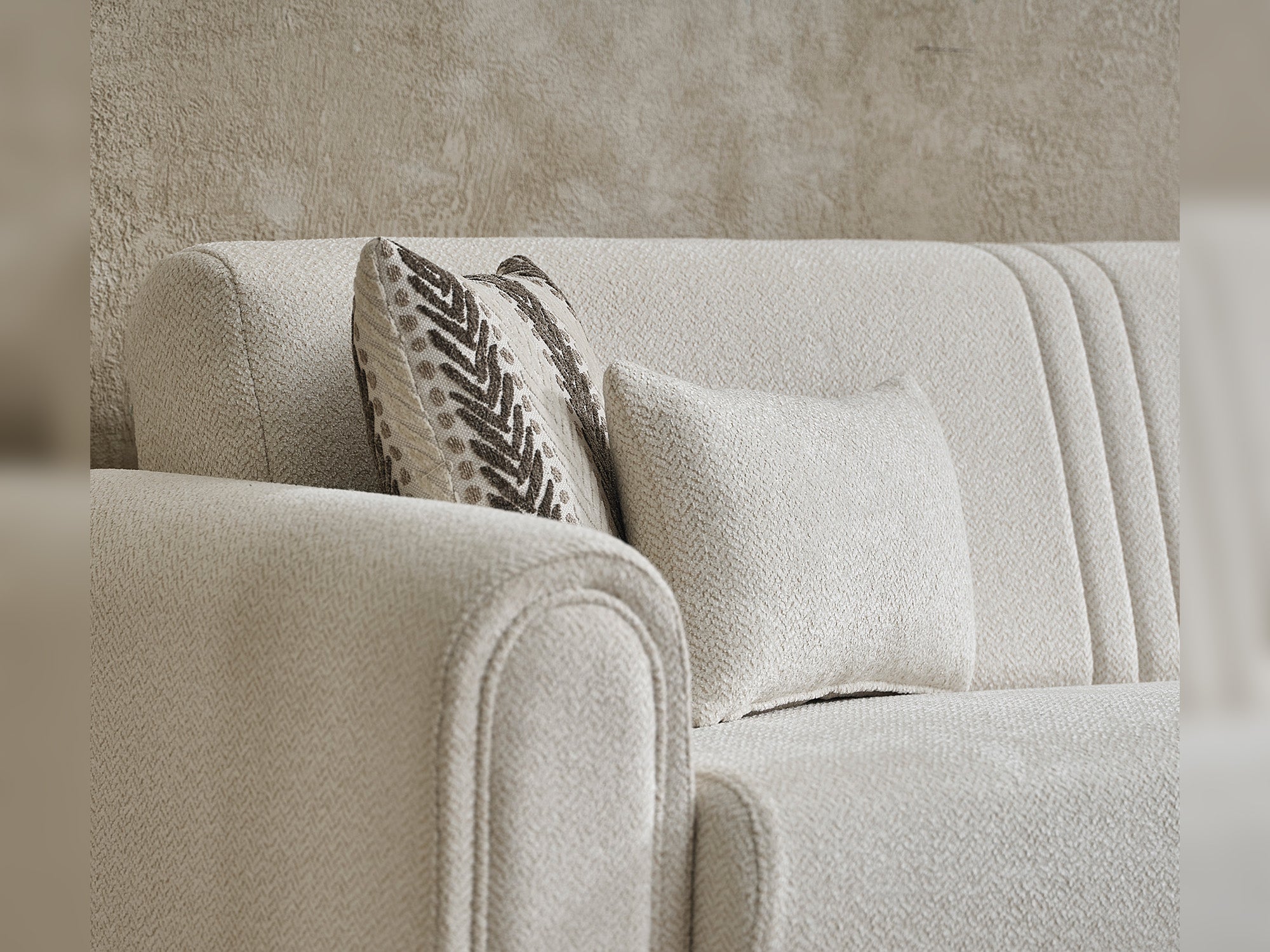 Gold Convertible Loveseat