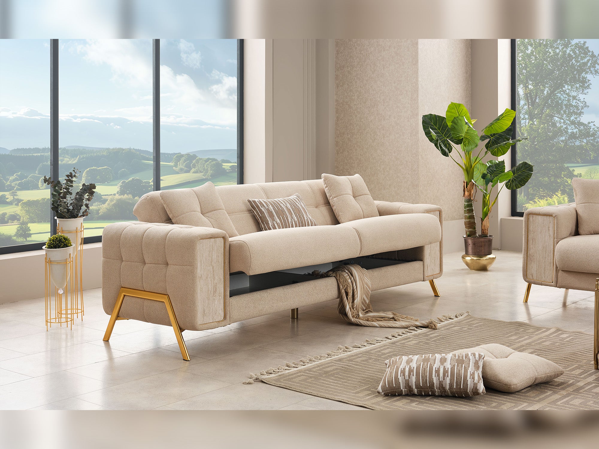 Guido Convertible Loveseat